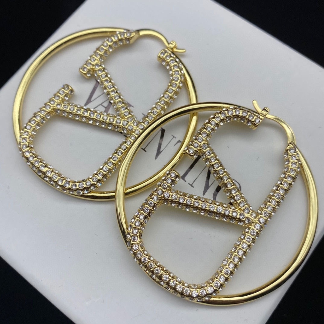 A1249 Valentino hoop earrings