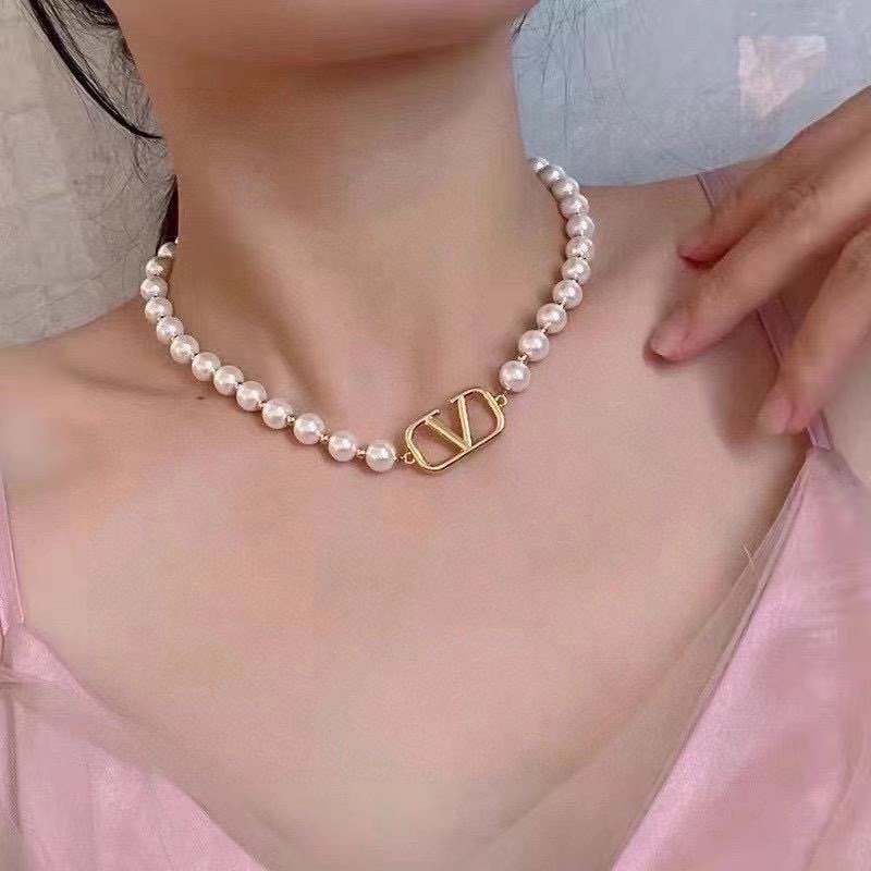 Valentino pearls choker necklace 113942