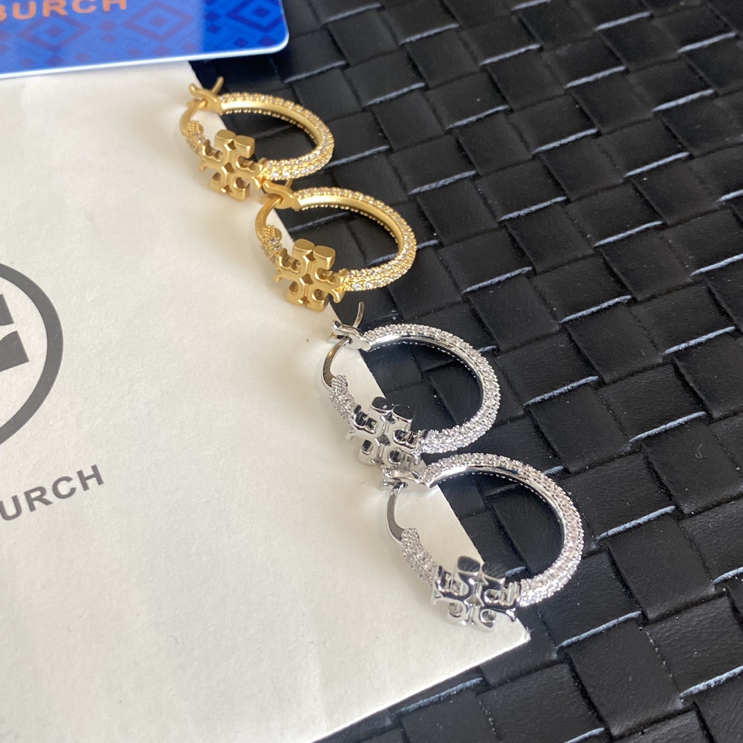 A1301/A1302 Tory Burch hoop earrings