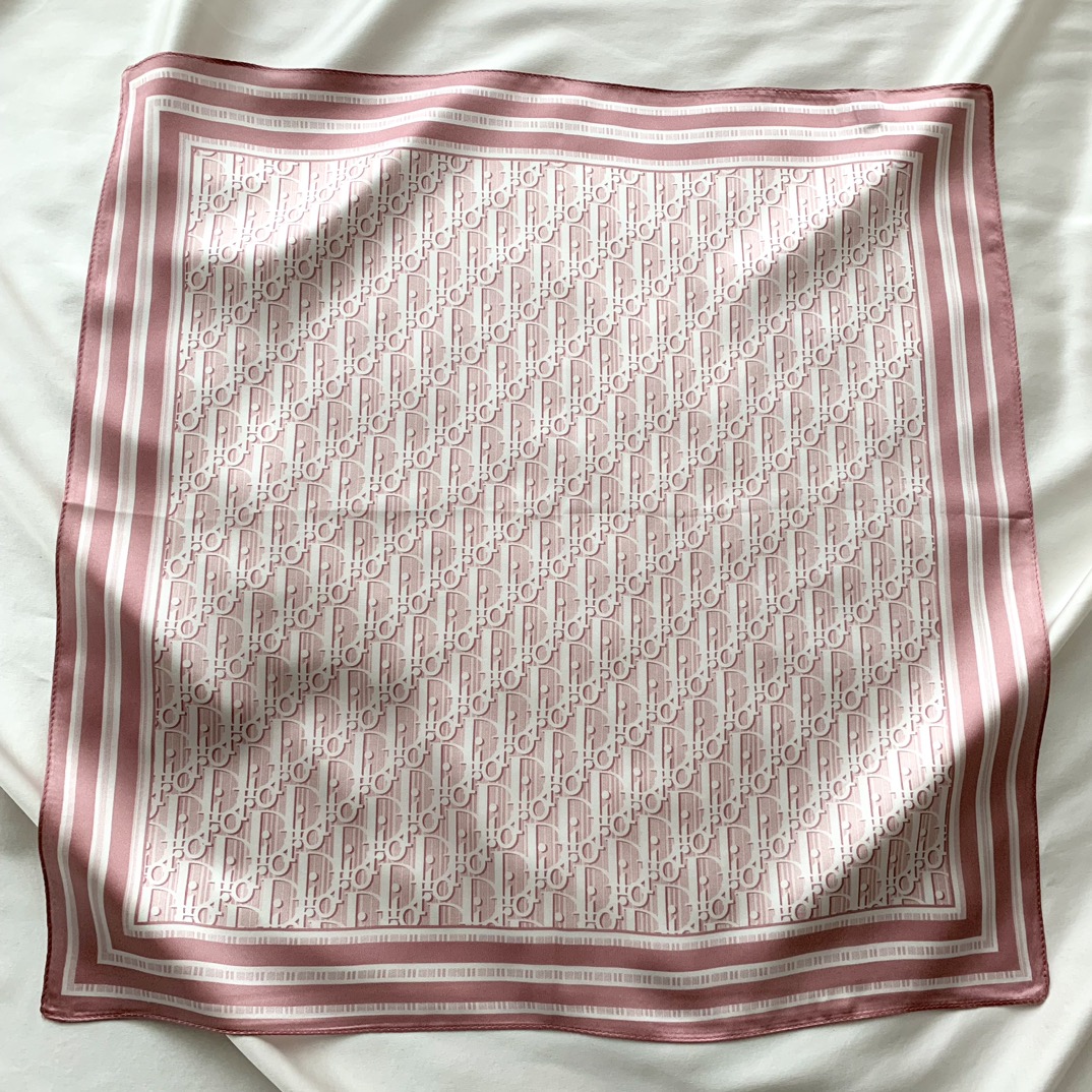 Dior natural silk Square Scarf
