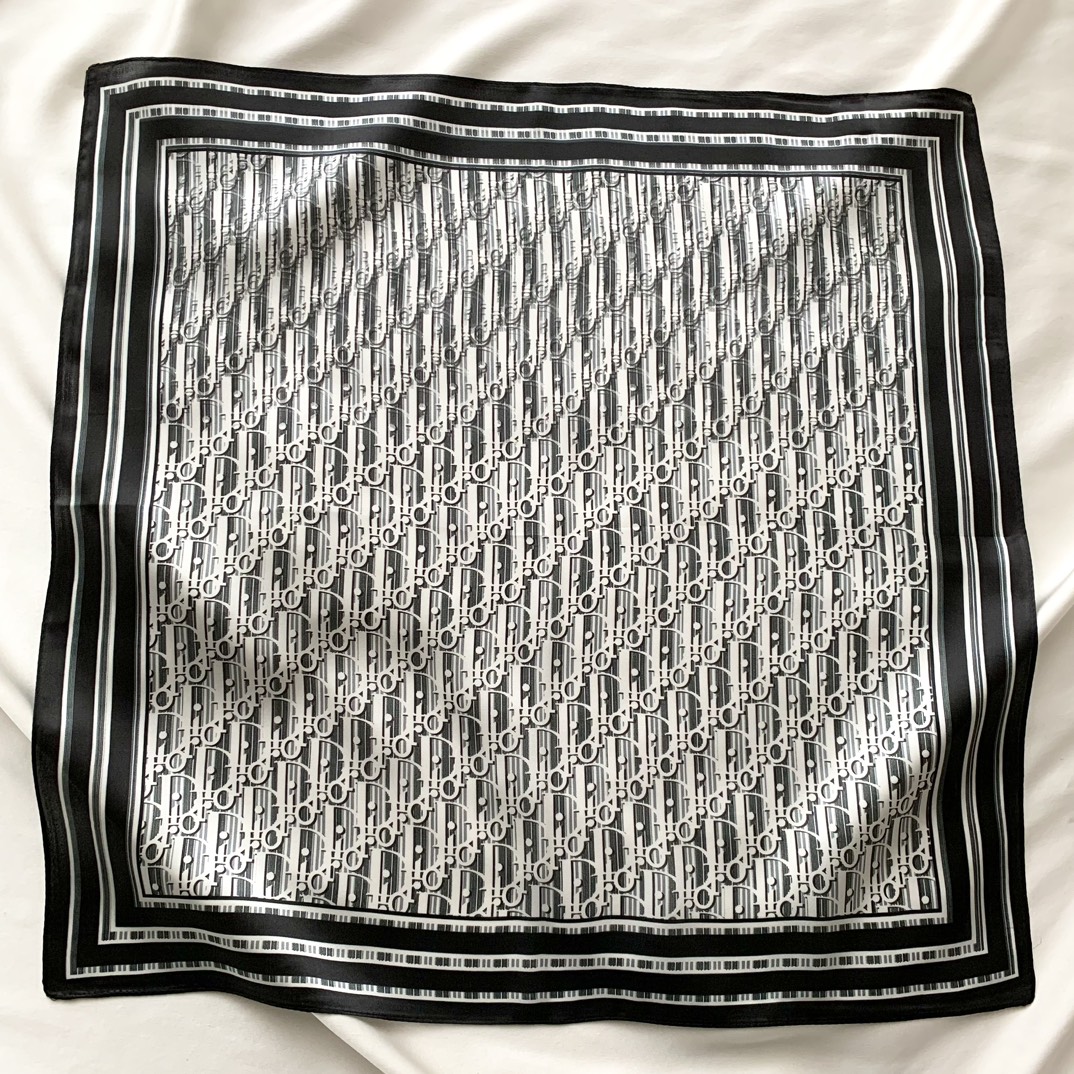 Dior natural silk Square Scarf