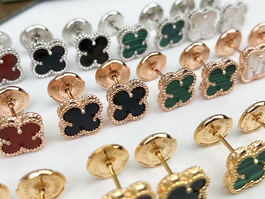 VCA Vancleef mini 925silver earrings