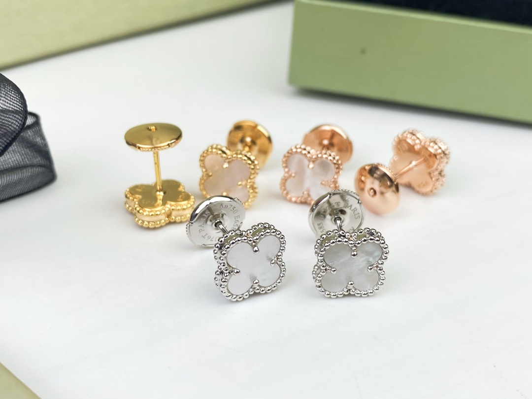 VCA Vancleef mini 925silver earrings