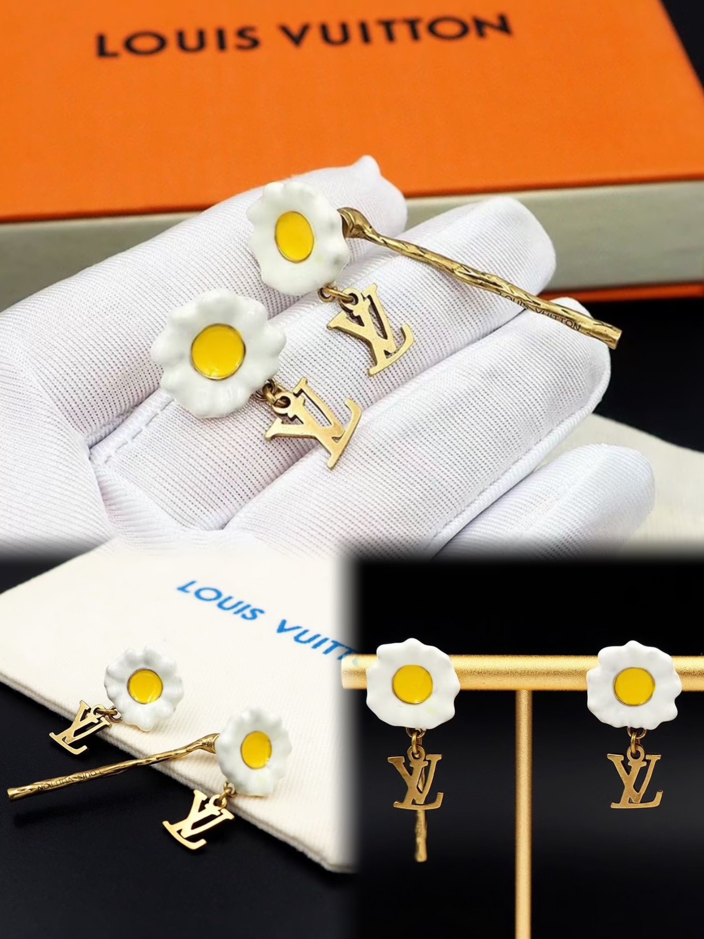 A497 LV GARDENING earrings