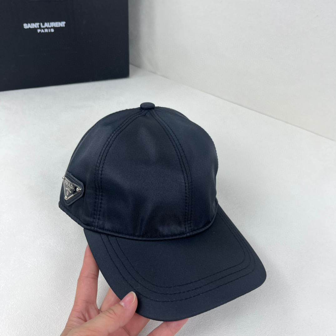 Prada triangle logo Cap