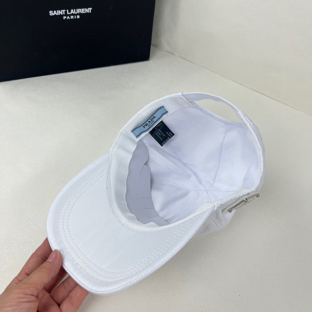Prada triangle logo Cap