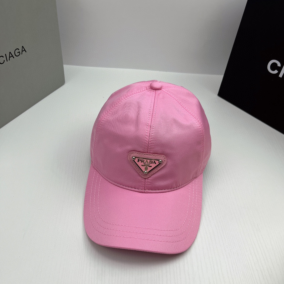 Prada triangle logo Cap