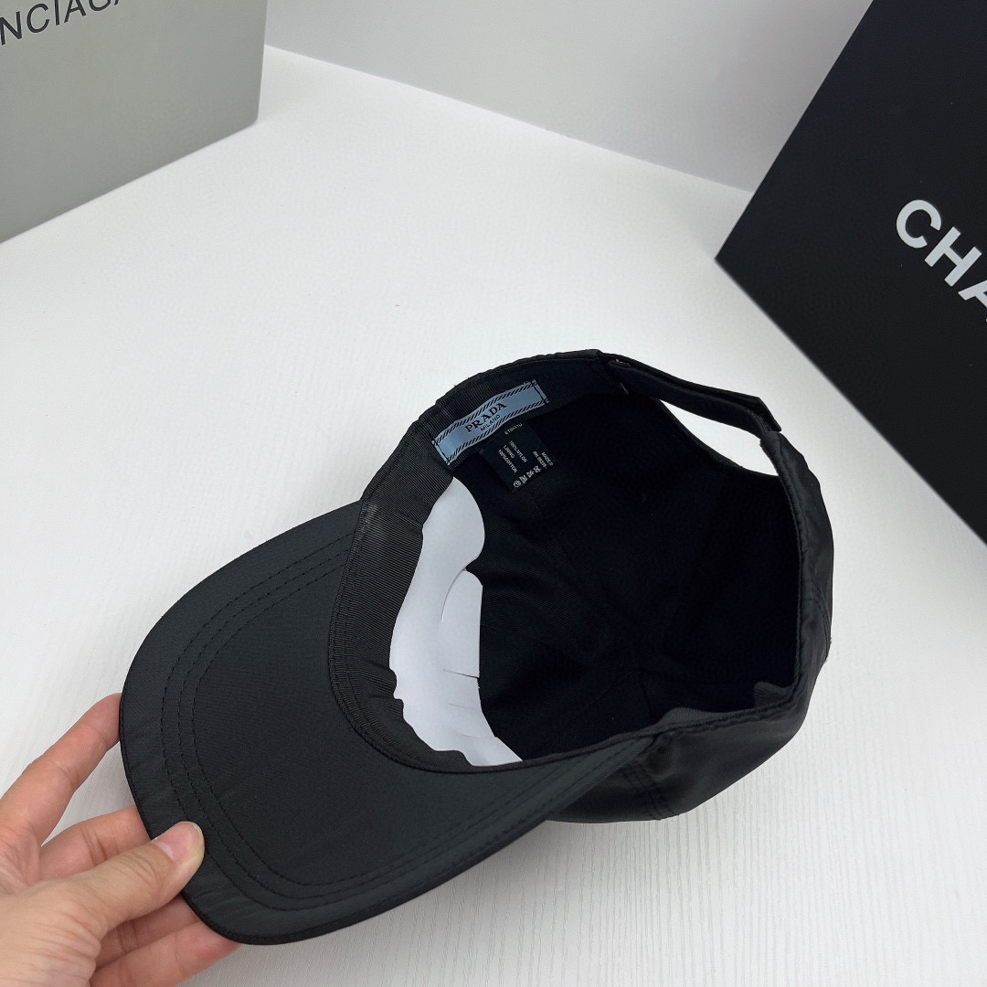 Prada triangle logo Cap