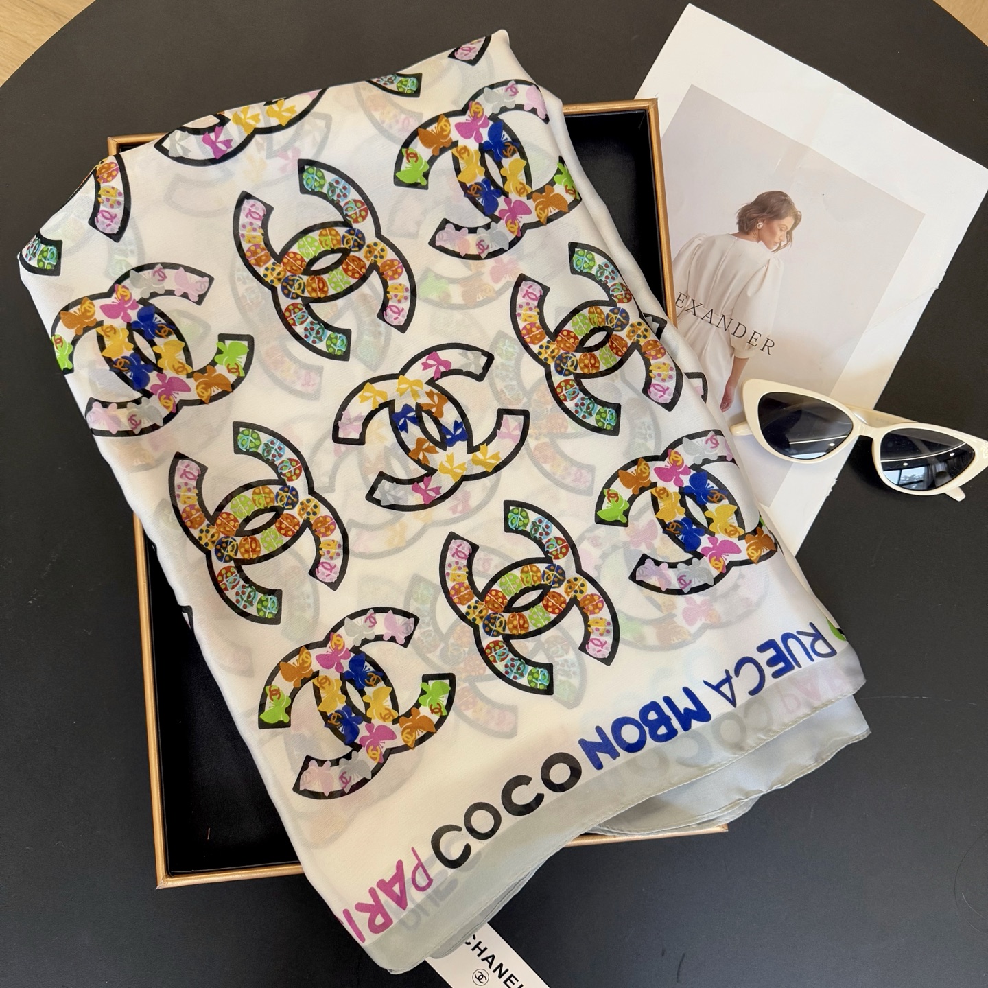 Chanel silk Scarf