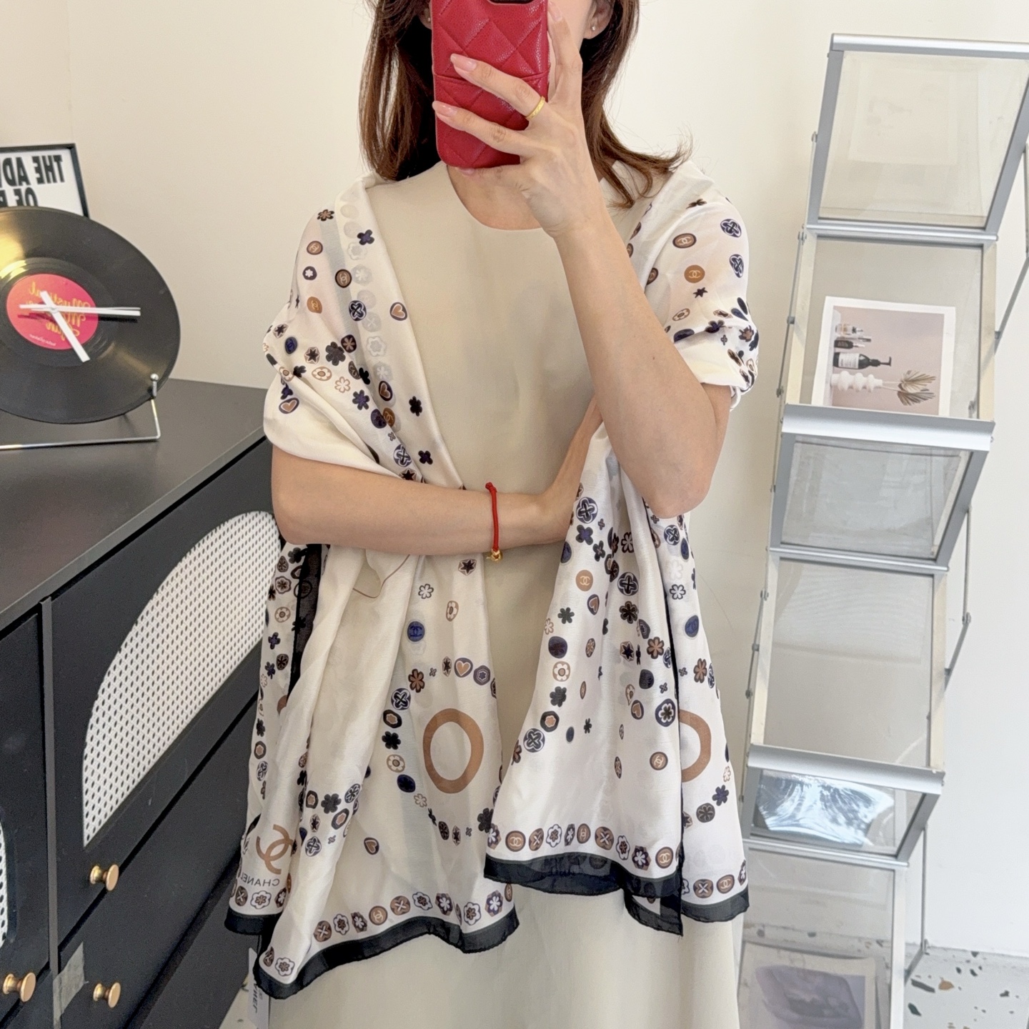 Chanel silk Scarf