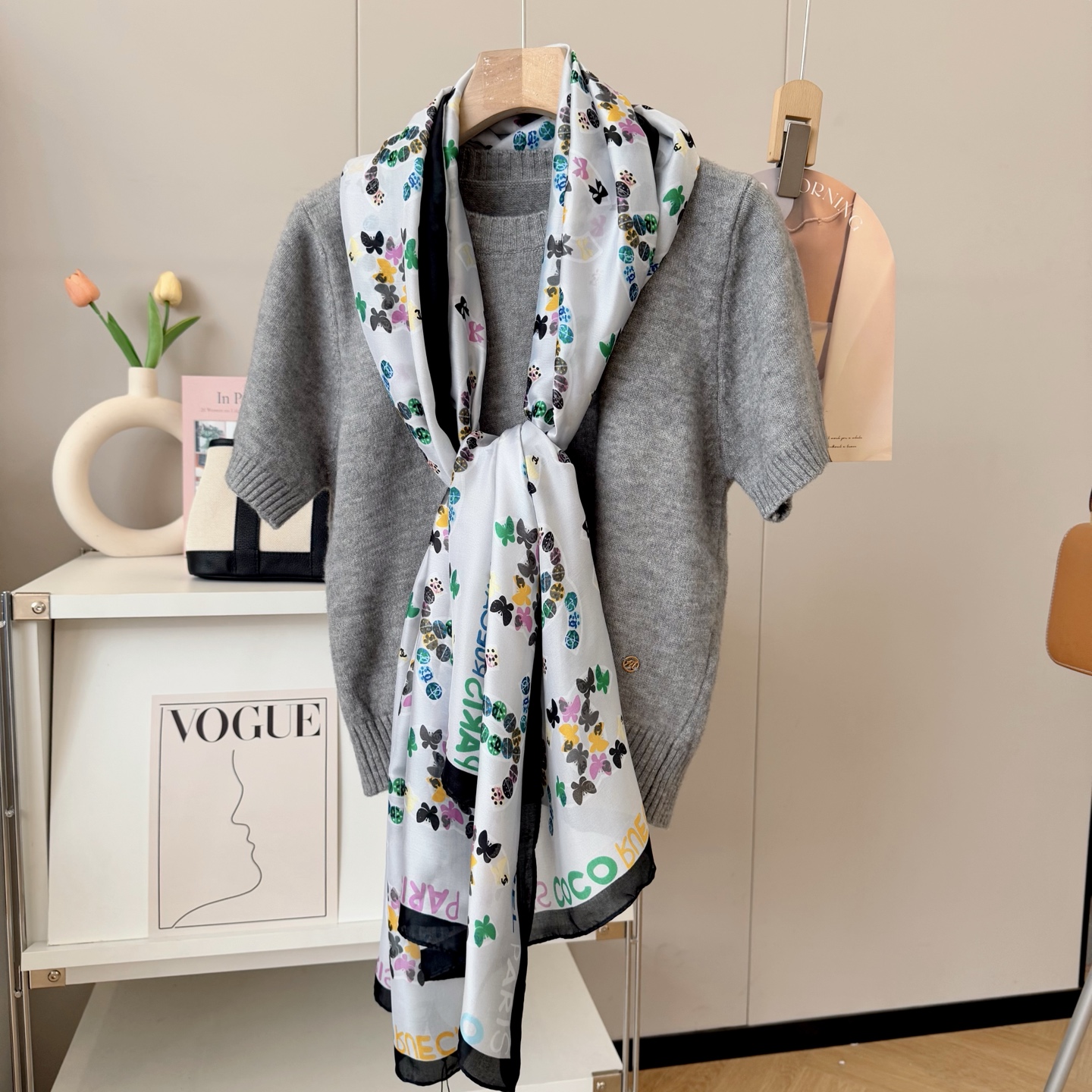 Chanel silk Scarf