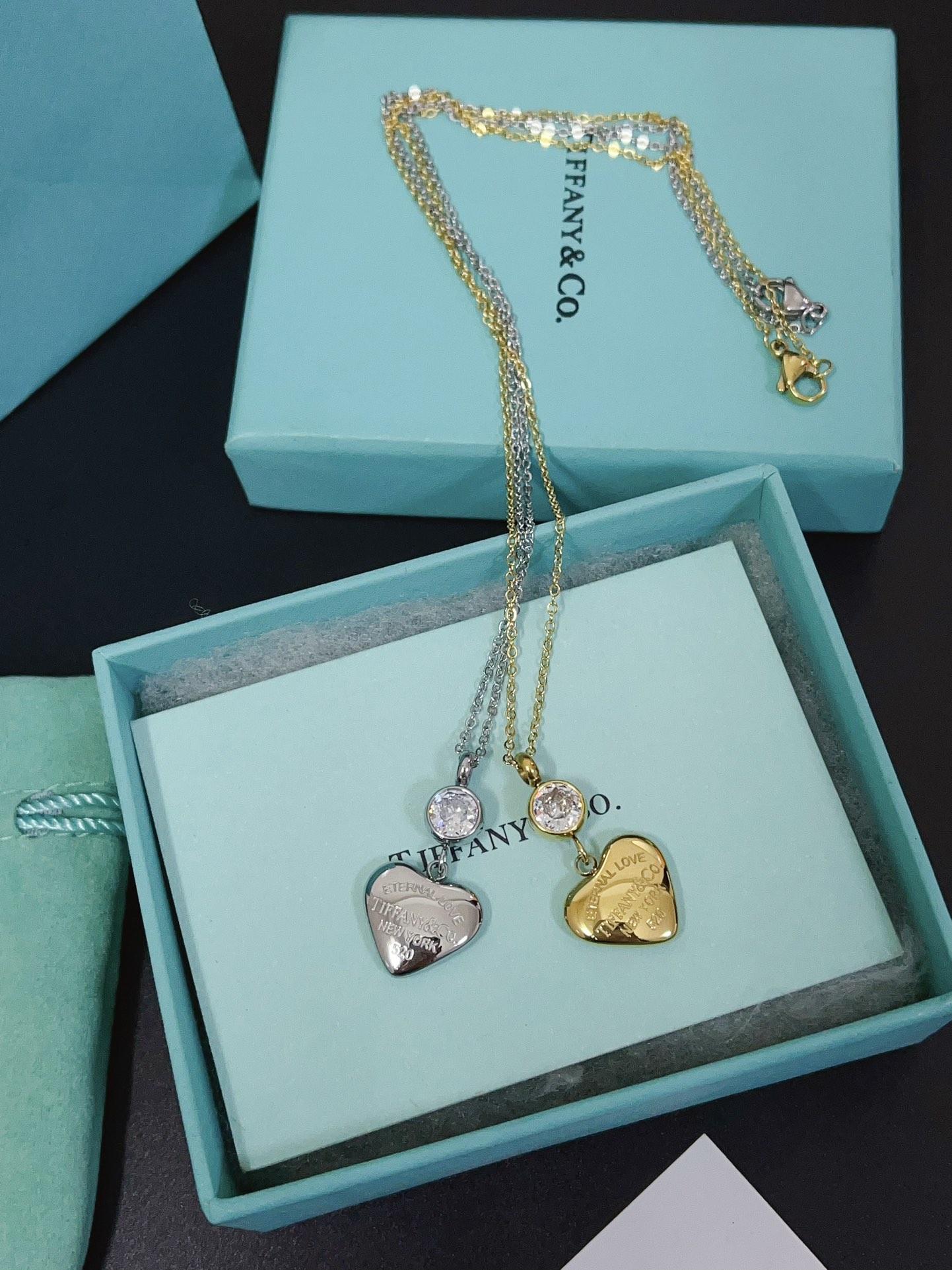 X654 Tiffany sweet heart necklace