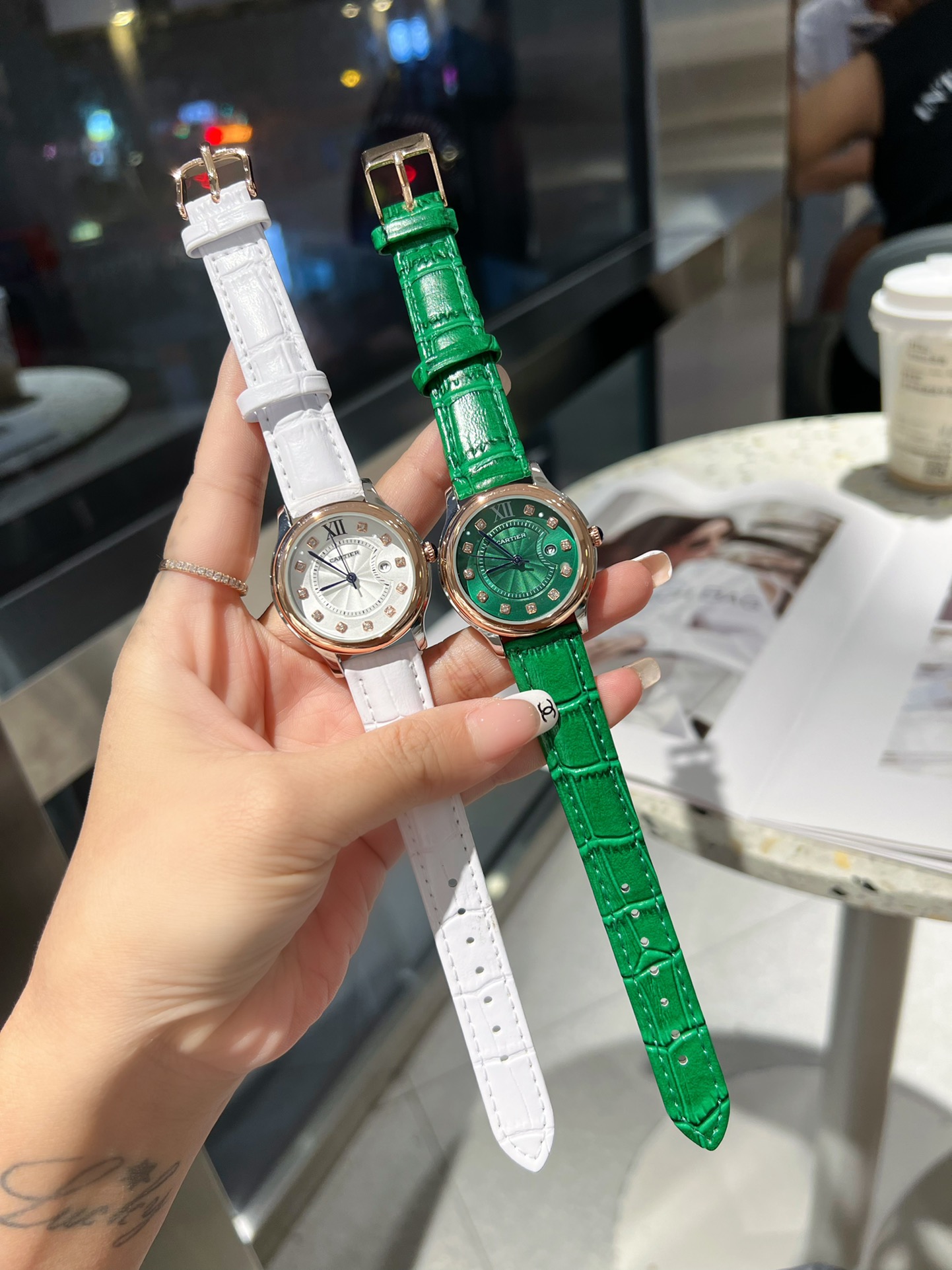 CARTIER women qartz watch 33mm