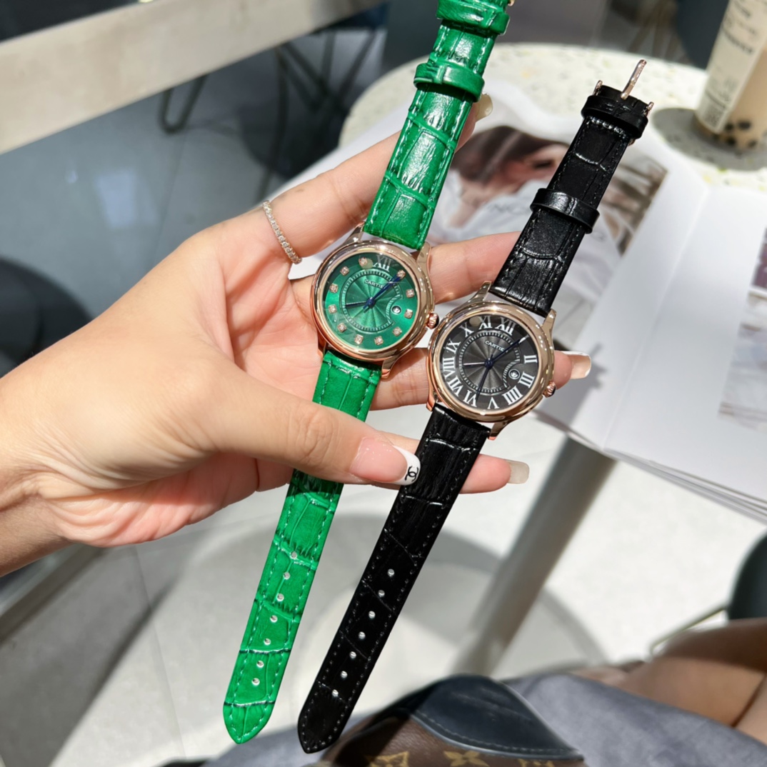 CARTIER women qartz watch 33mm