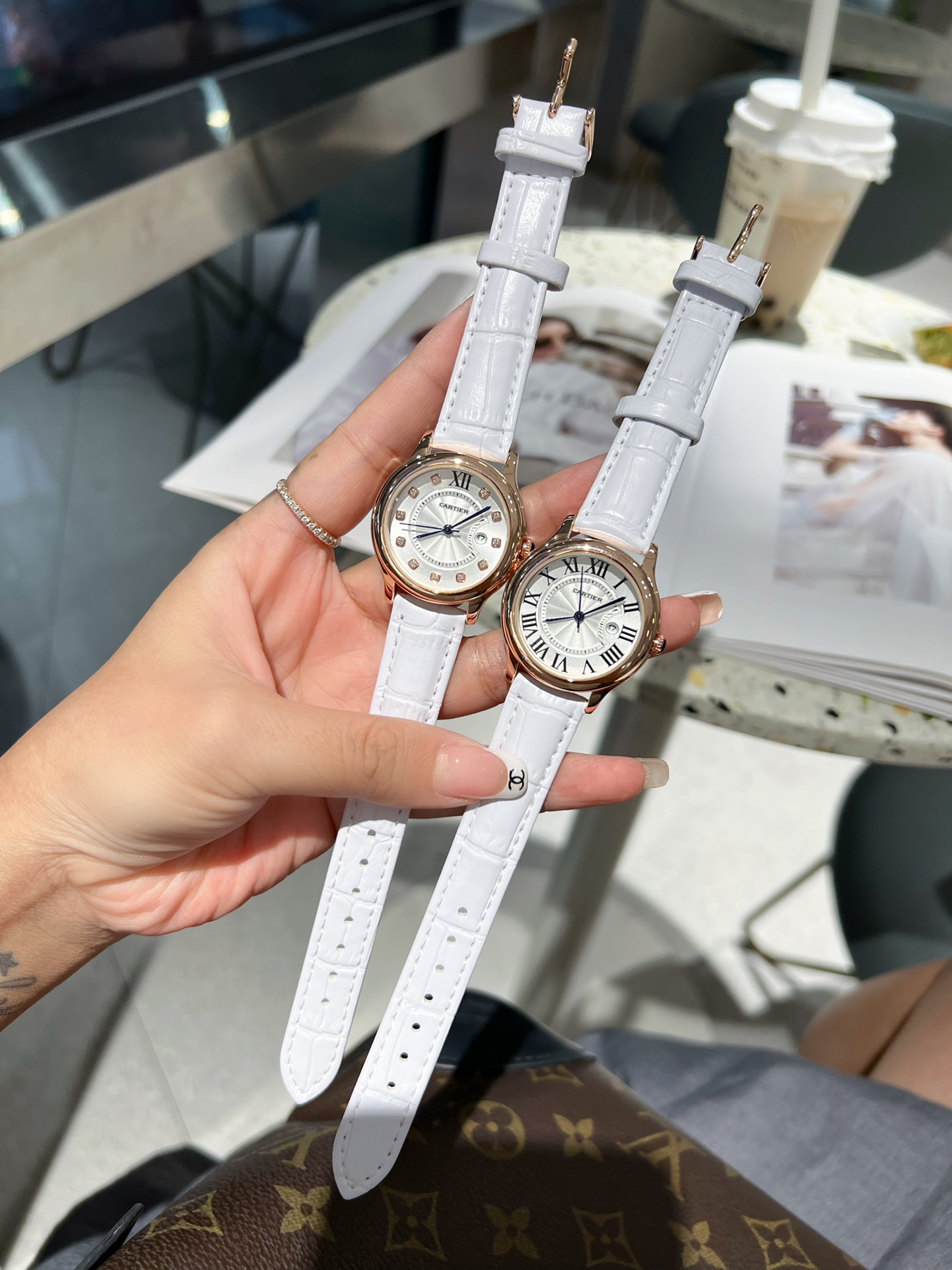 CARTIER women qartz watch 33mm