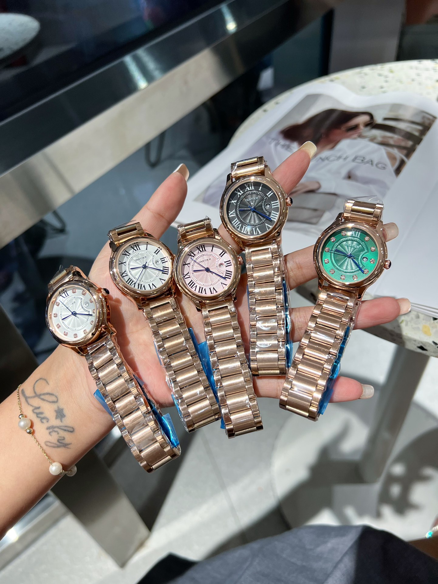 CARTIER women qartz watch 33mm