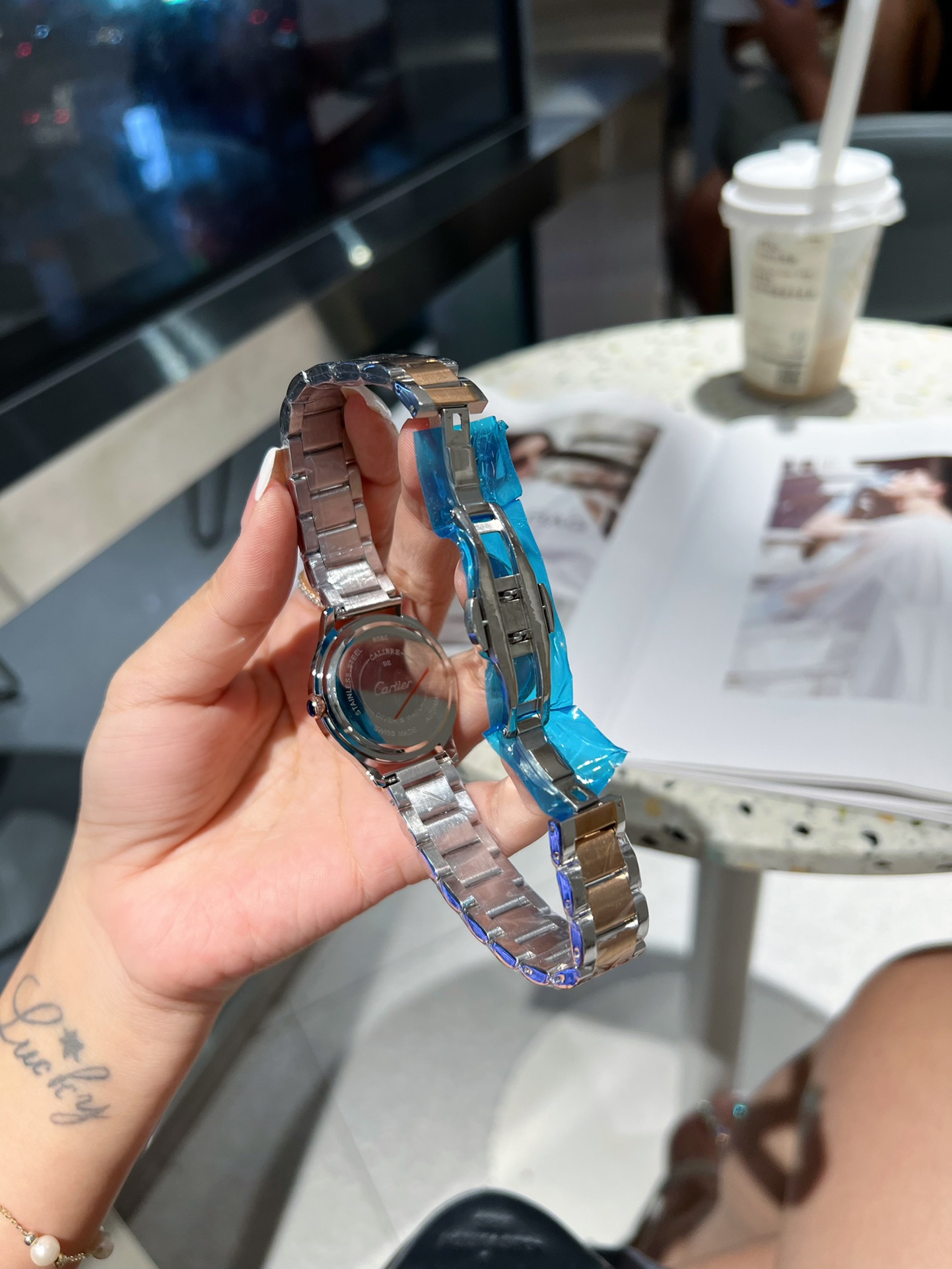 CARTIER women qartz watch 33mm