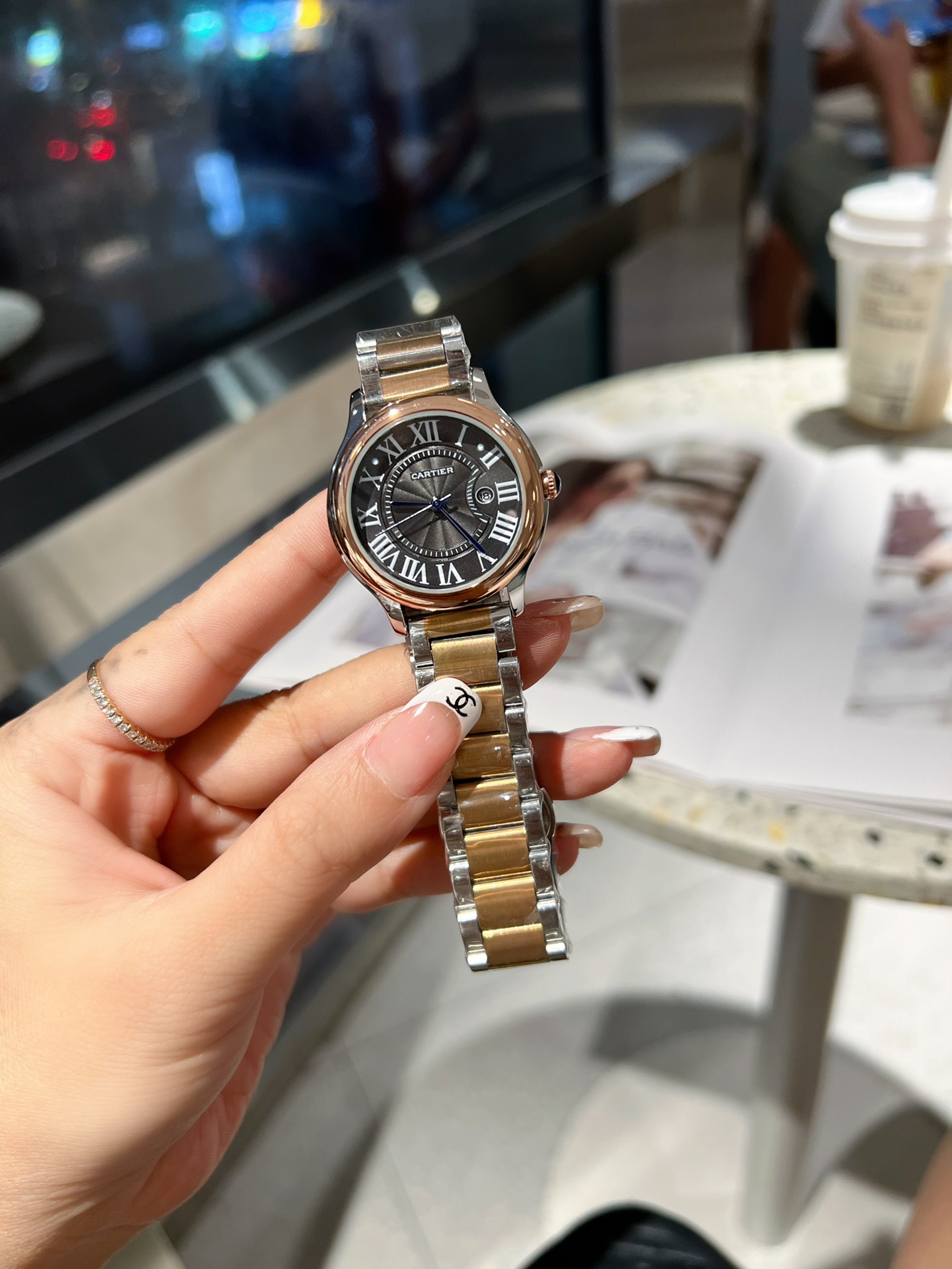 CARTIER women qartz watch 33mm