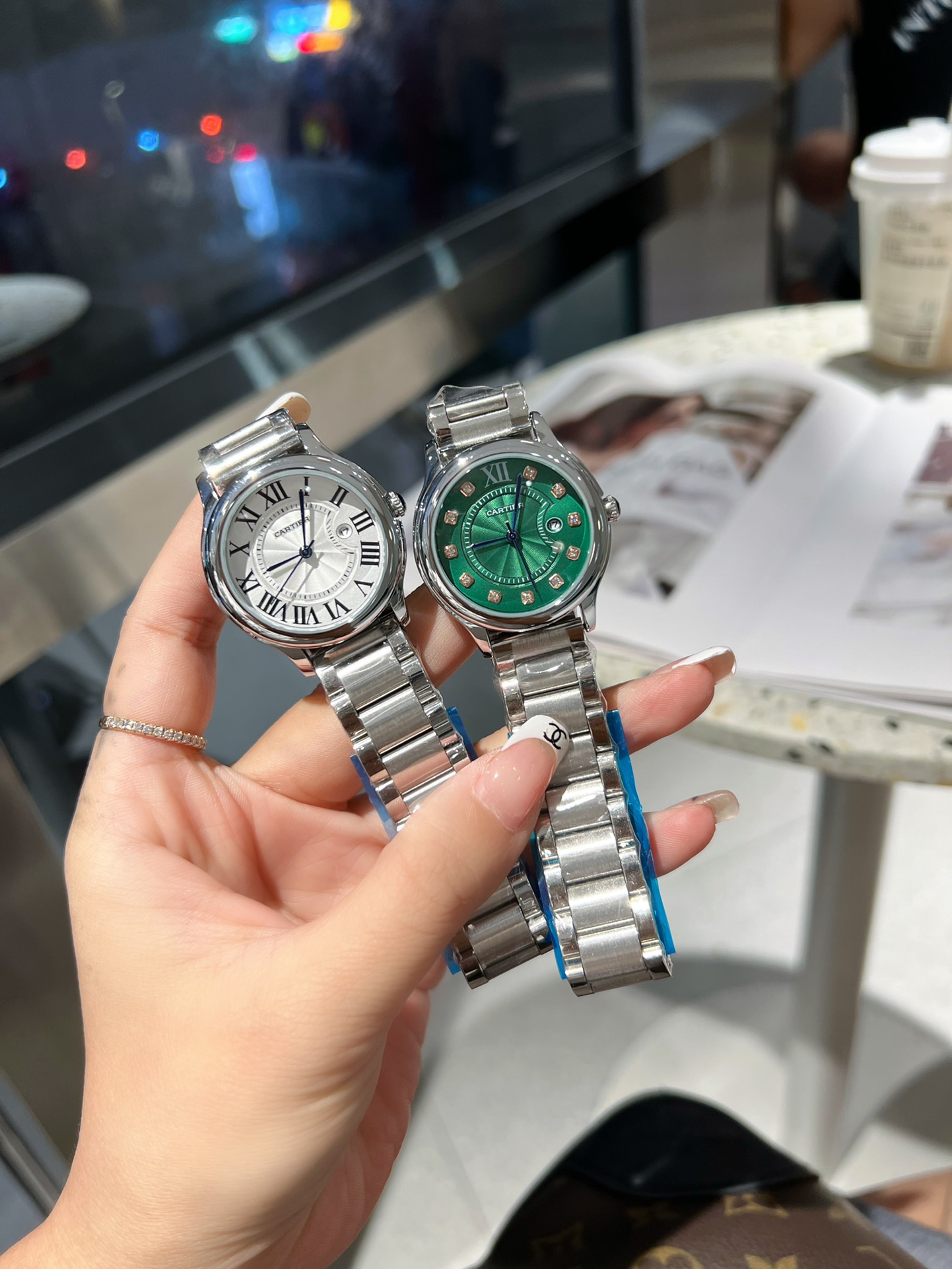 CARTIER women qartz watch 33mm