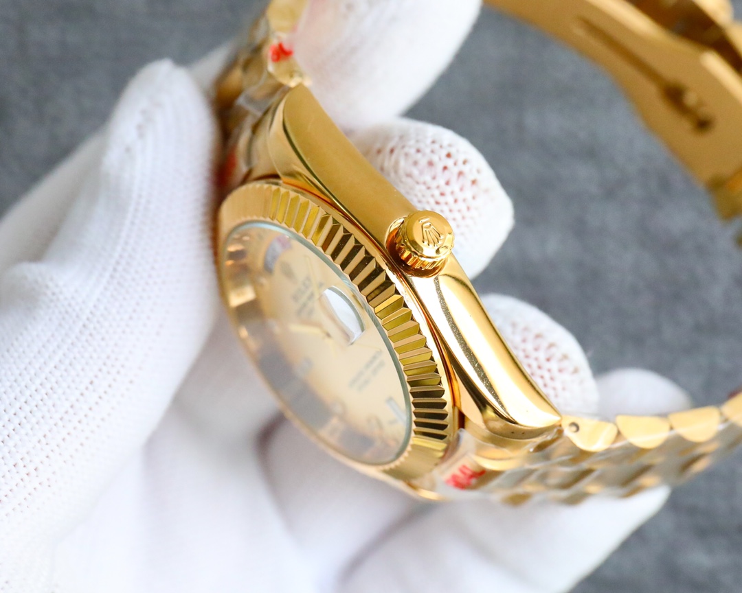 Rolex day-date diamond quartz watch 36mm