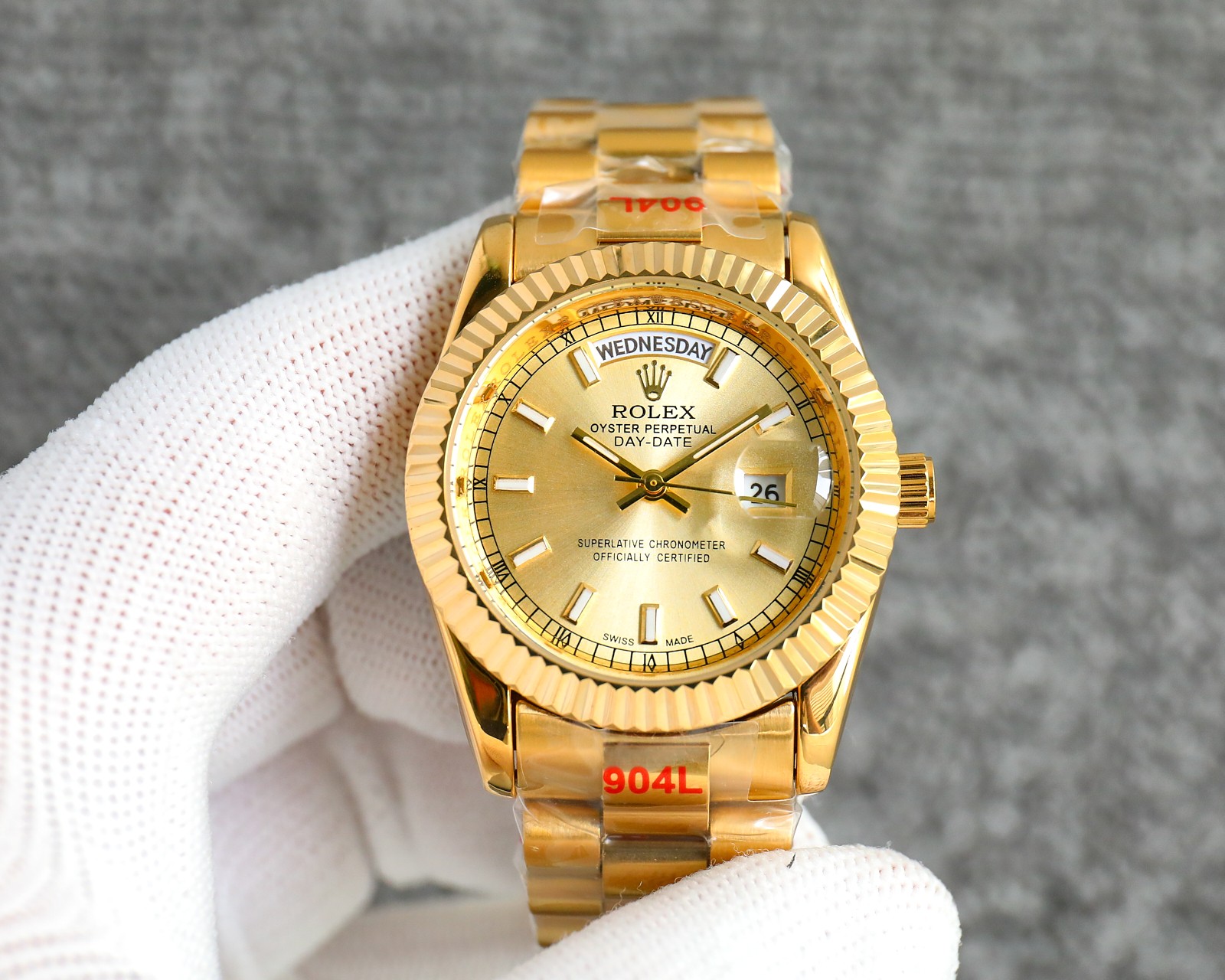 Rolex day-date quartz watch 36mm