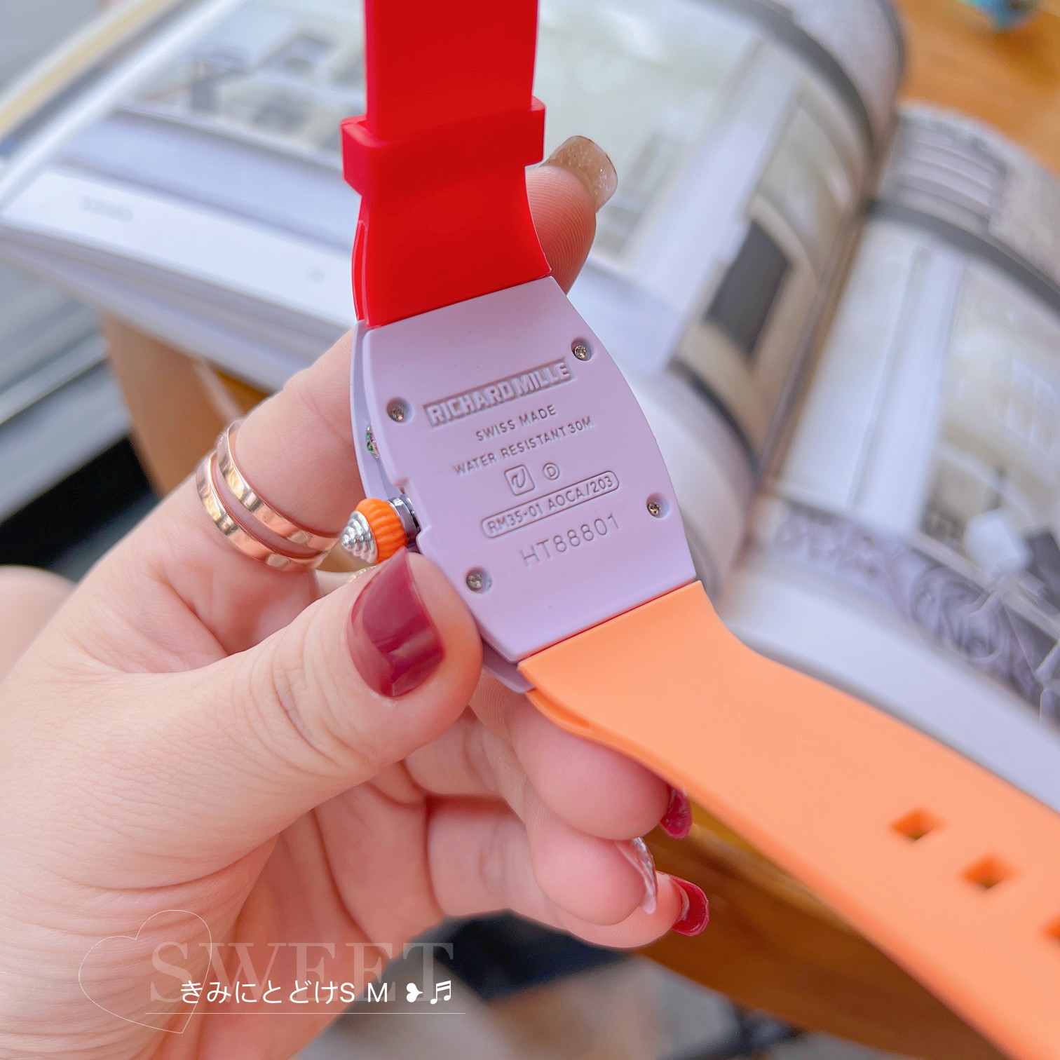 Richard Mille sweet quartz watch