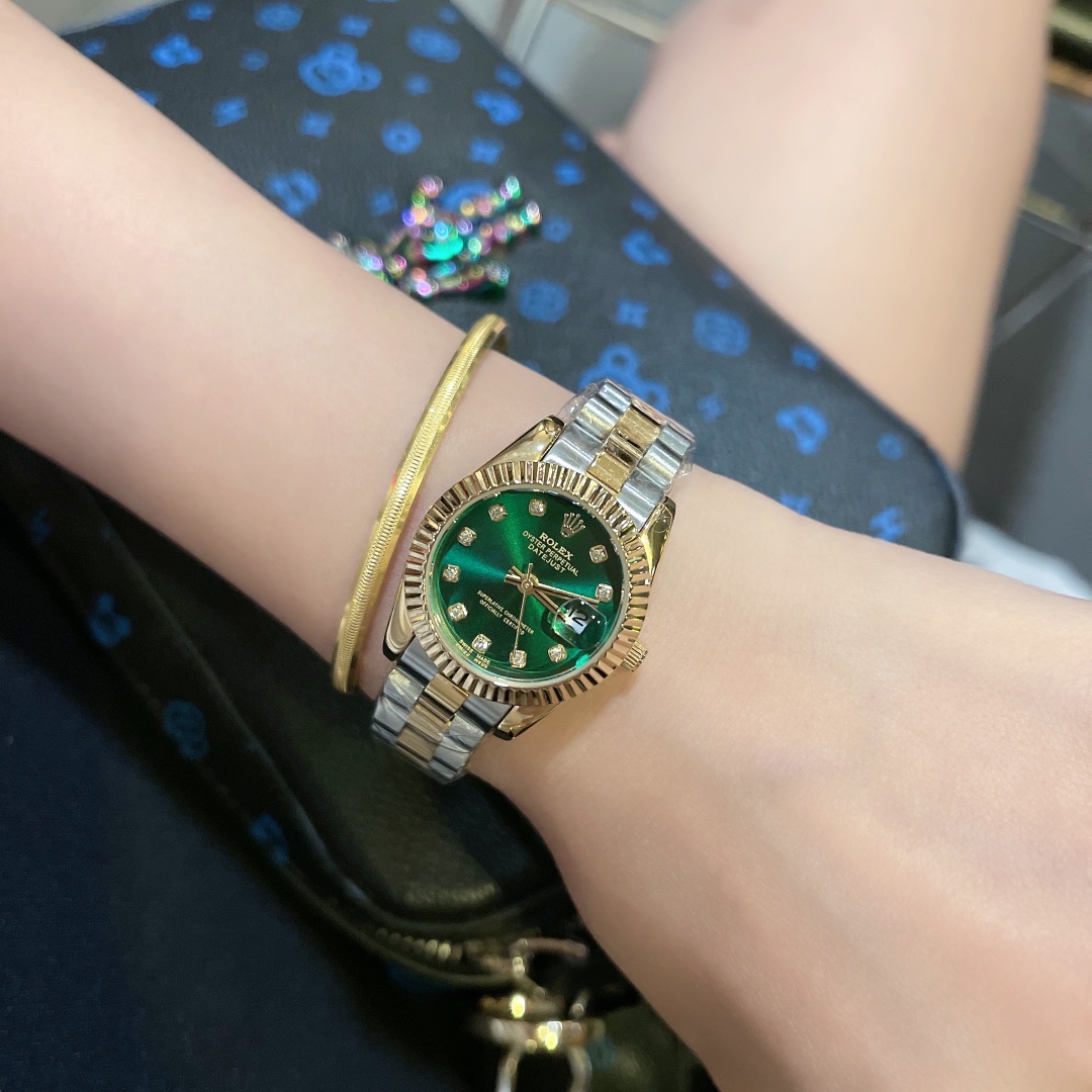 Rolex Diamnd women 28mm Quartz watch