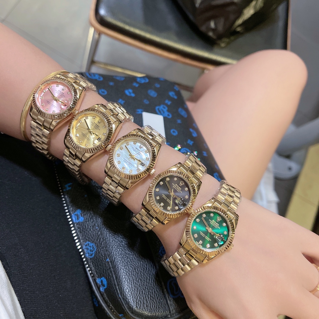 Rolex Diamnd women 28mm Quartz watch