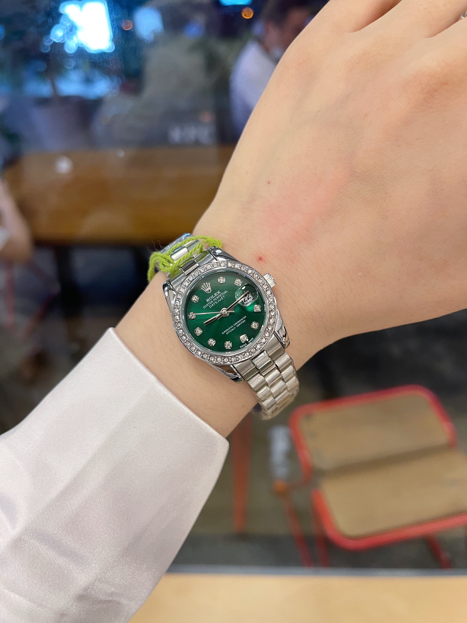 Rolex Diamnd women 28mm Quartz watch