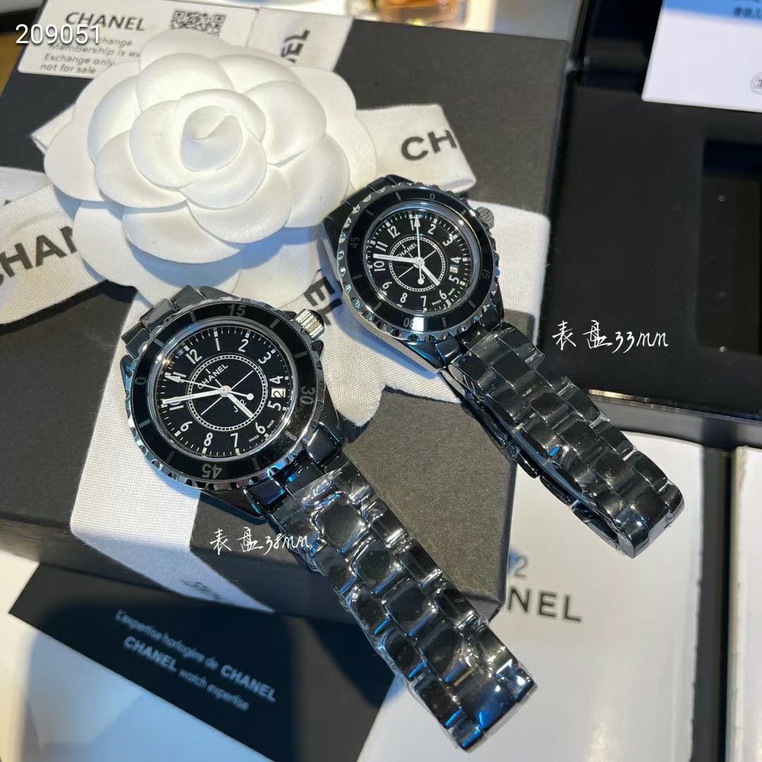 Chanel J12 ceramics Number quartz watch 116296