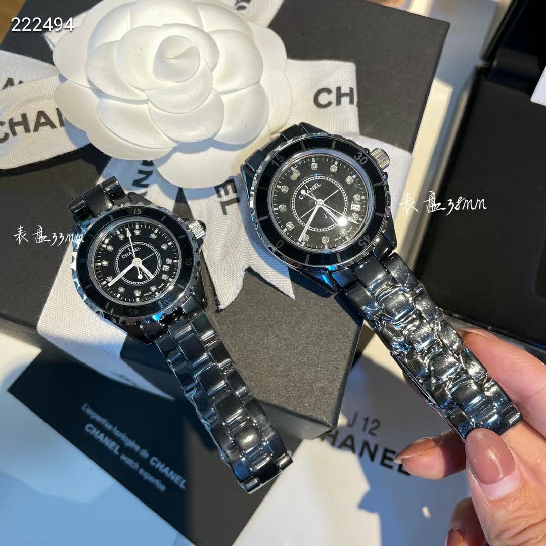 Chanel J12 ceramics Diamond quartz watch 116297