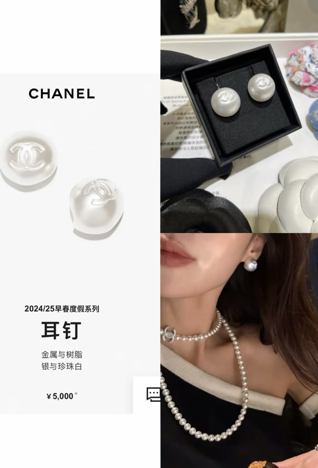 A1129 Chanel earrings