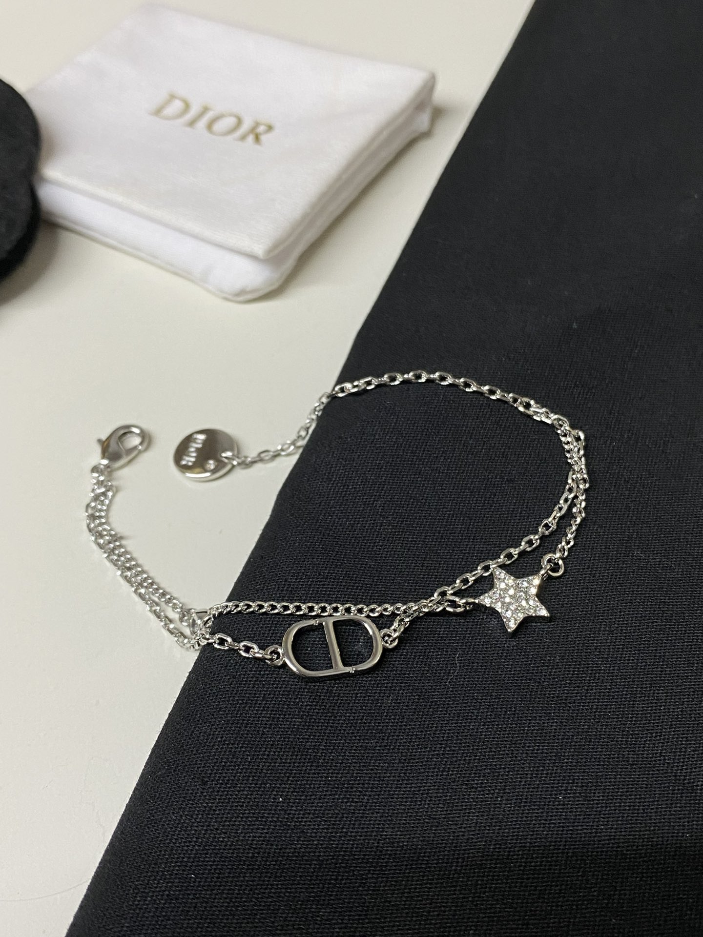 X671/L194 Dior silver necklace/bracelet