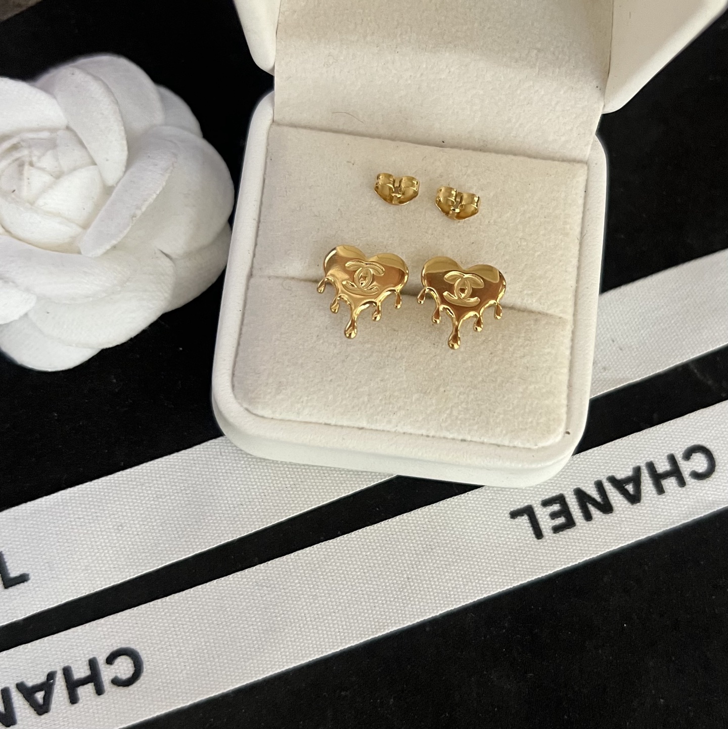 Chanel Titanium steel earrings 116436