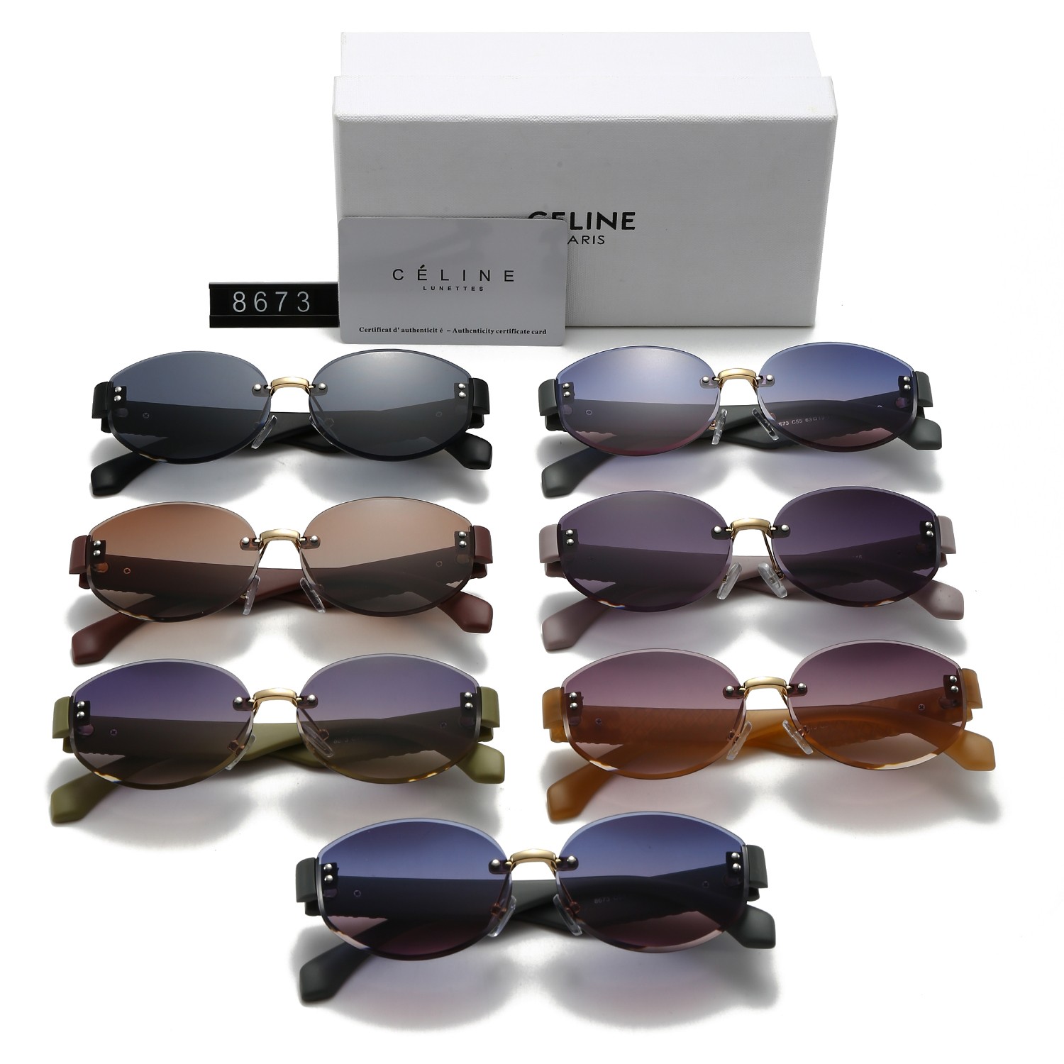 CELINE Sunglasses 8673
