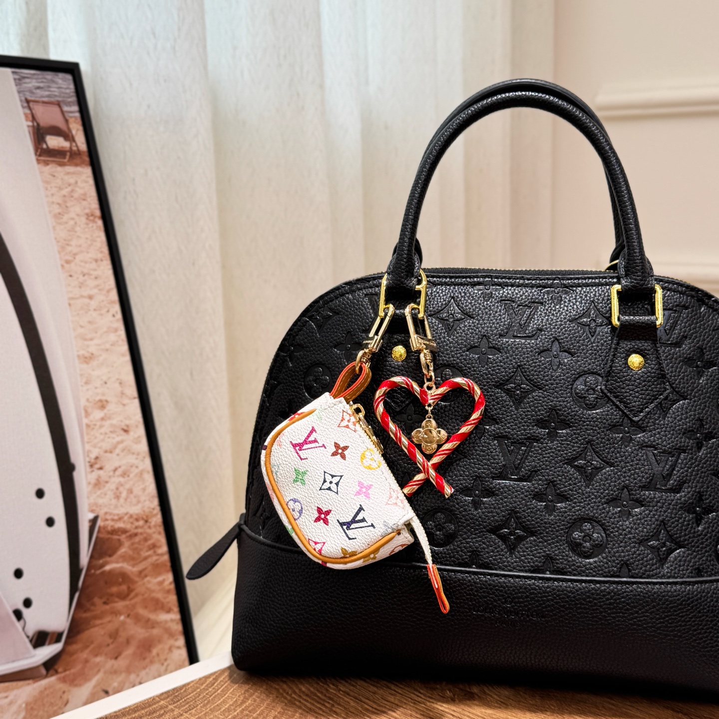 LV Vivienne Xmas  M02207 Key charms keychain