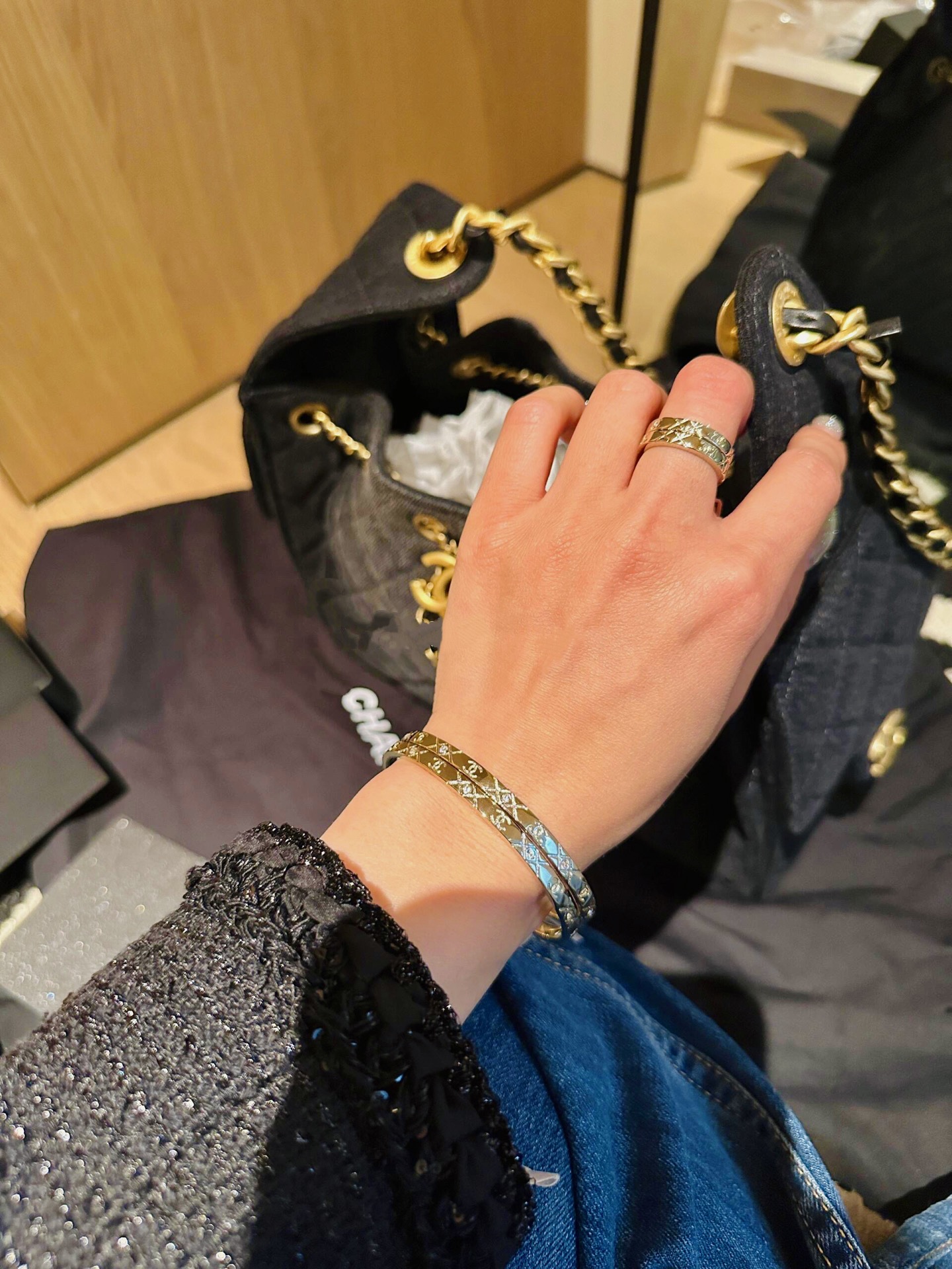 S454 Chanel unfading titanium steel bracelet