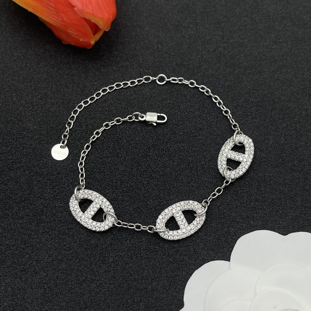 Hermes full diamond bracelet 116686