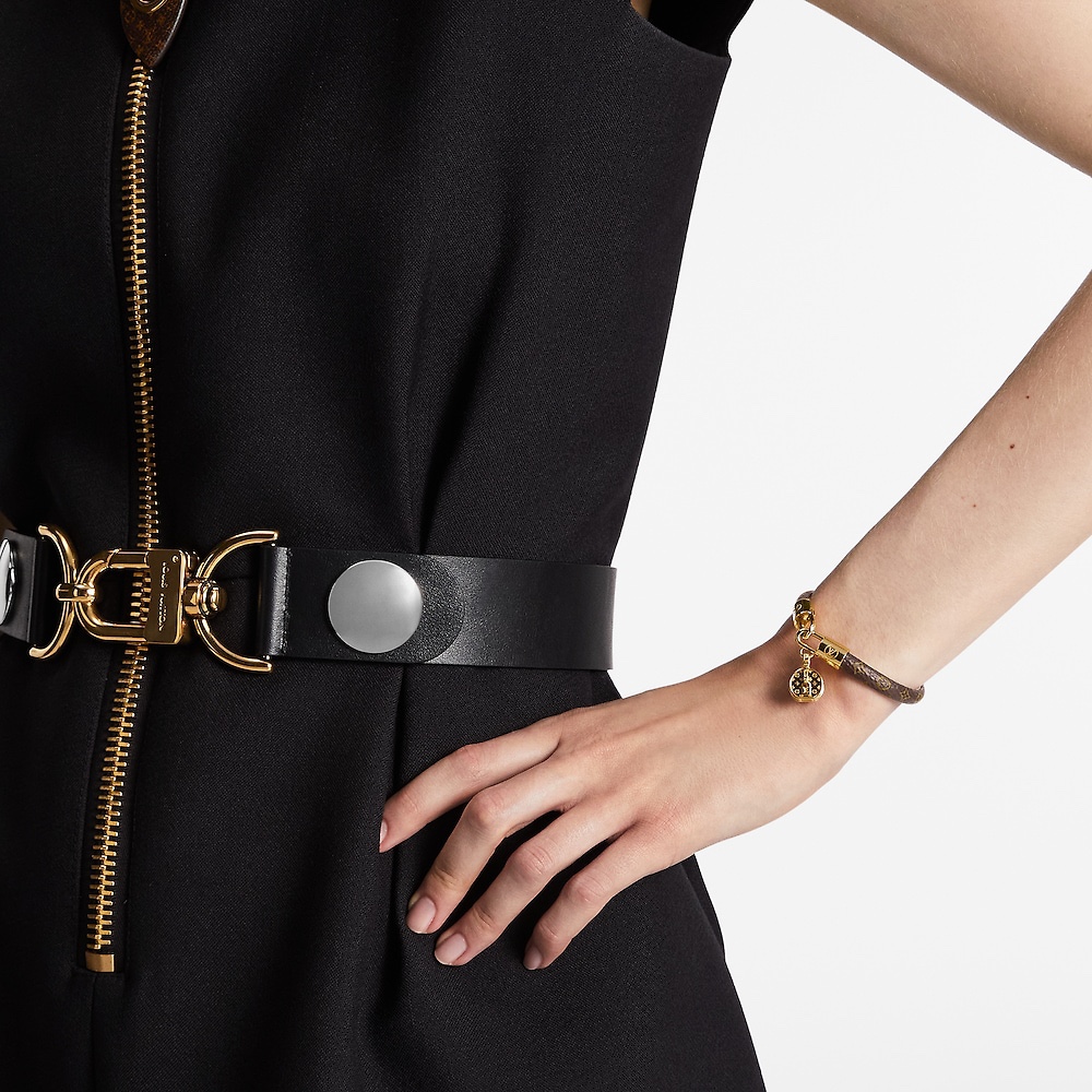 S461 LV Monogram leather bracelet