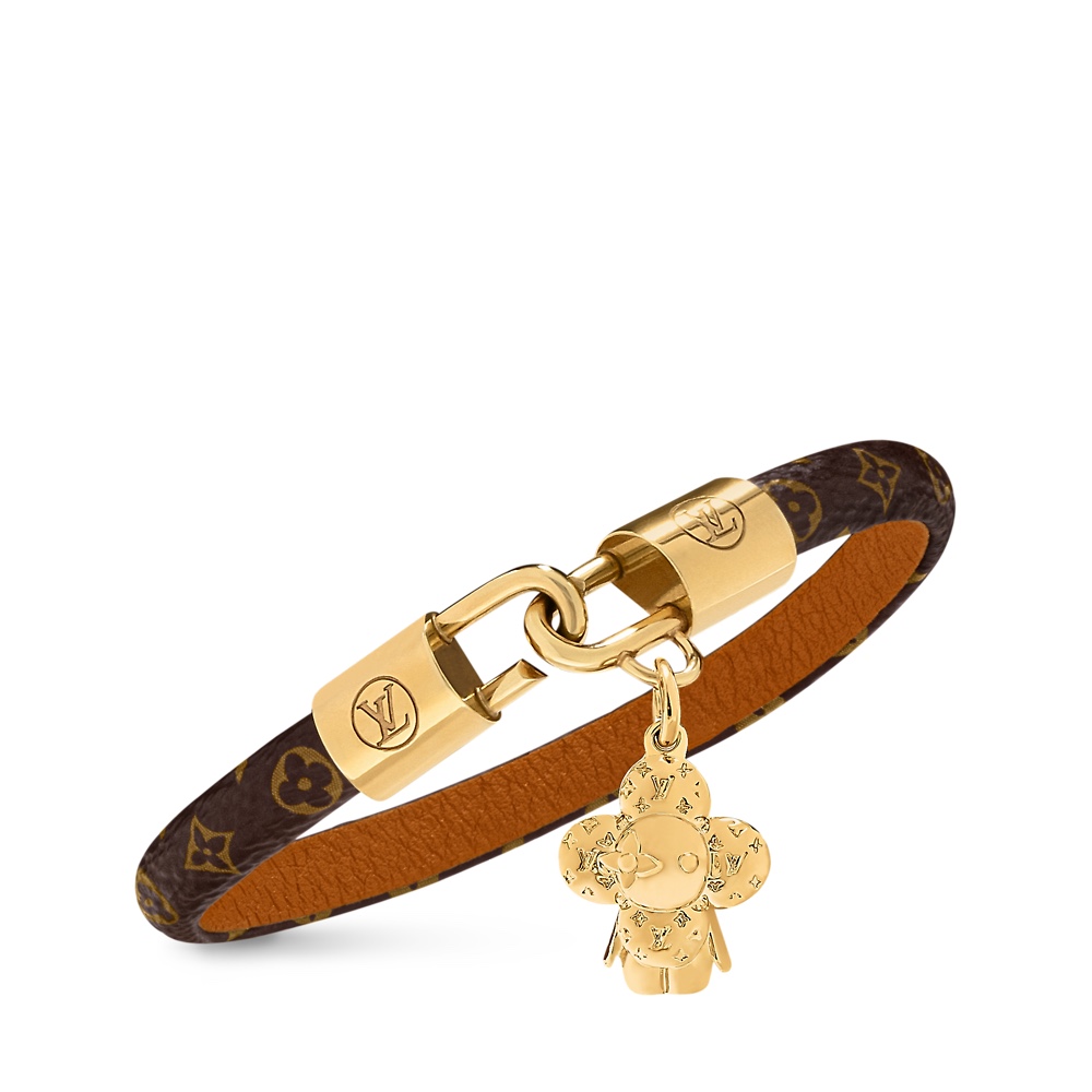 S458 LV Monogram leather bracelet
