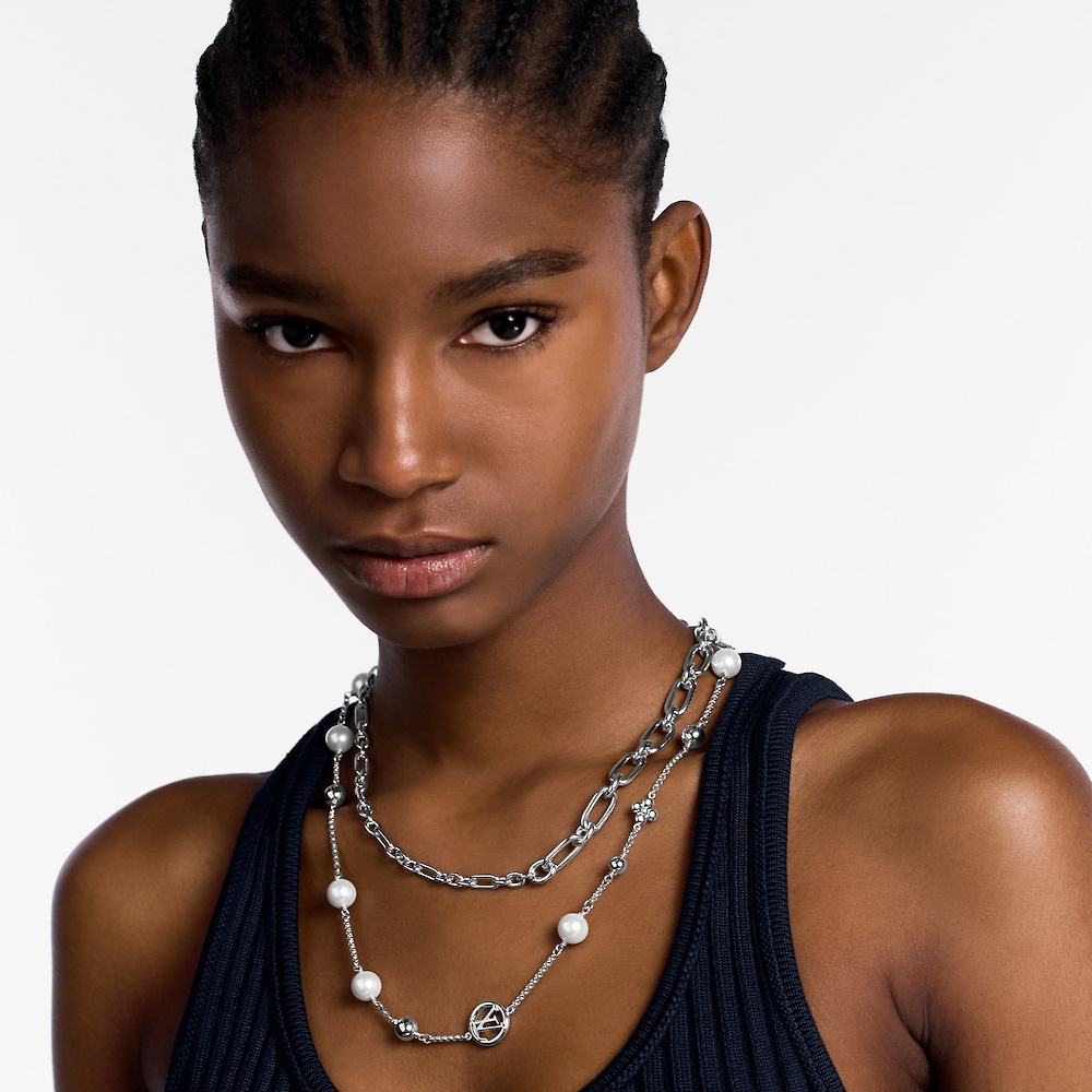 X700 LV MIX CHAINS long necklace M02516