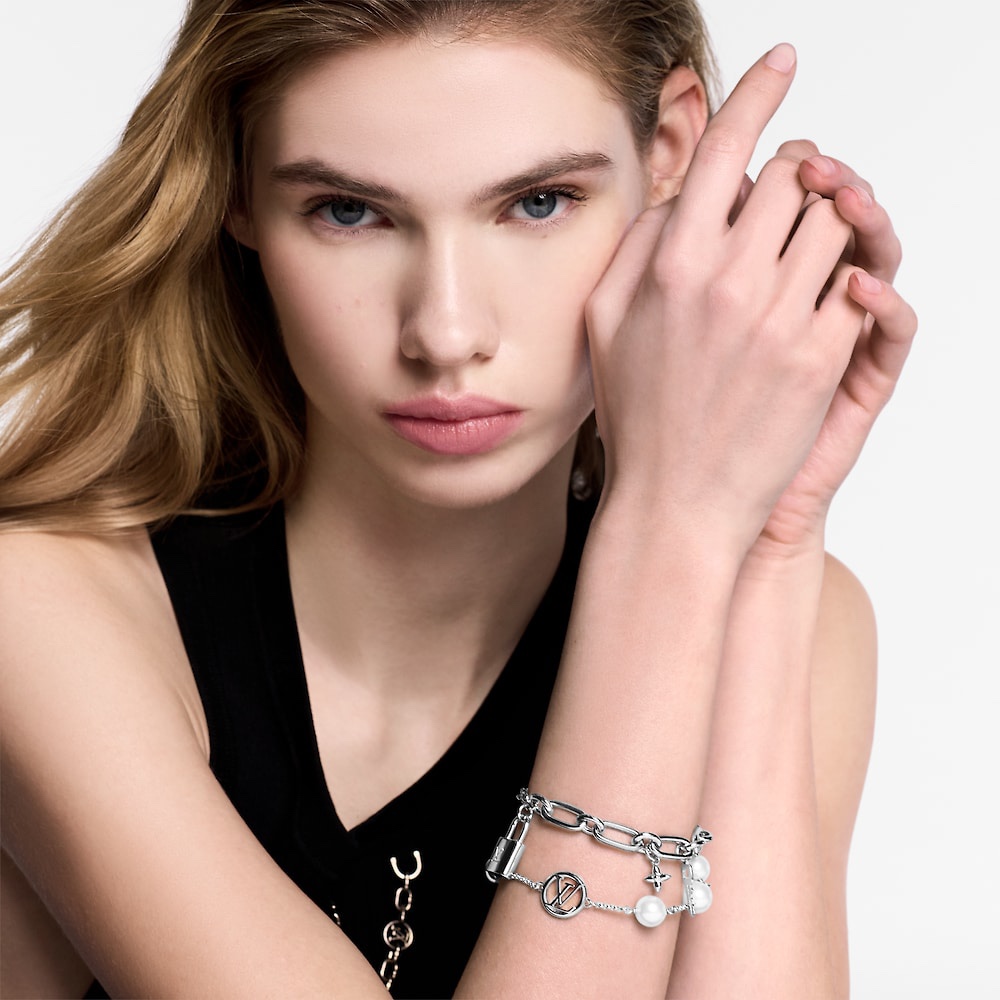 L209  LV MIX CHAIN Lock Bracelet M1380A