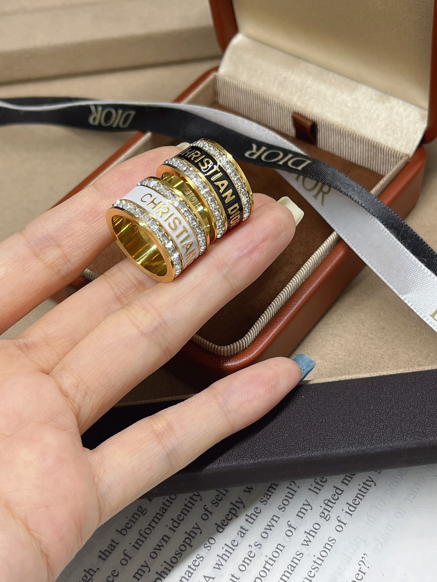 J146 Dior CZ Stone ring