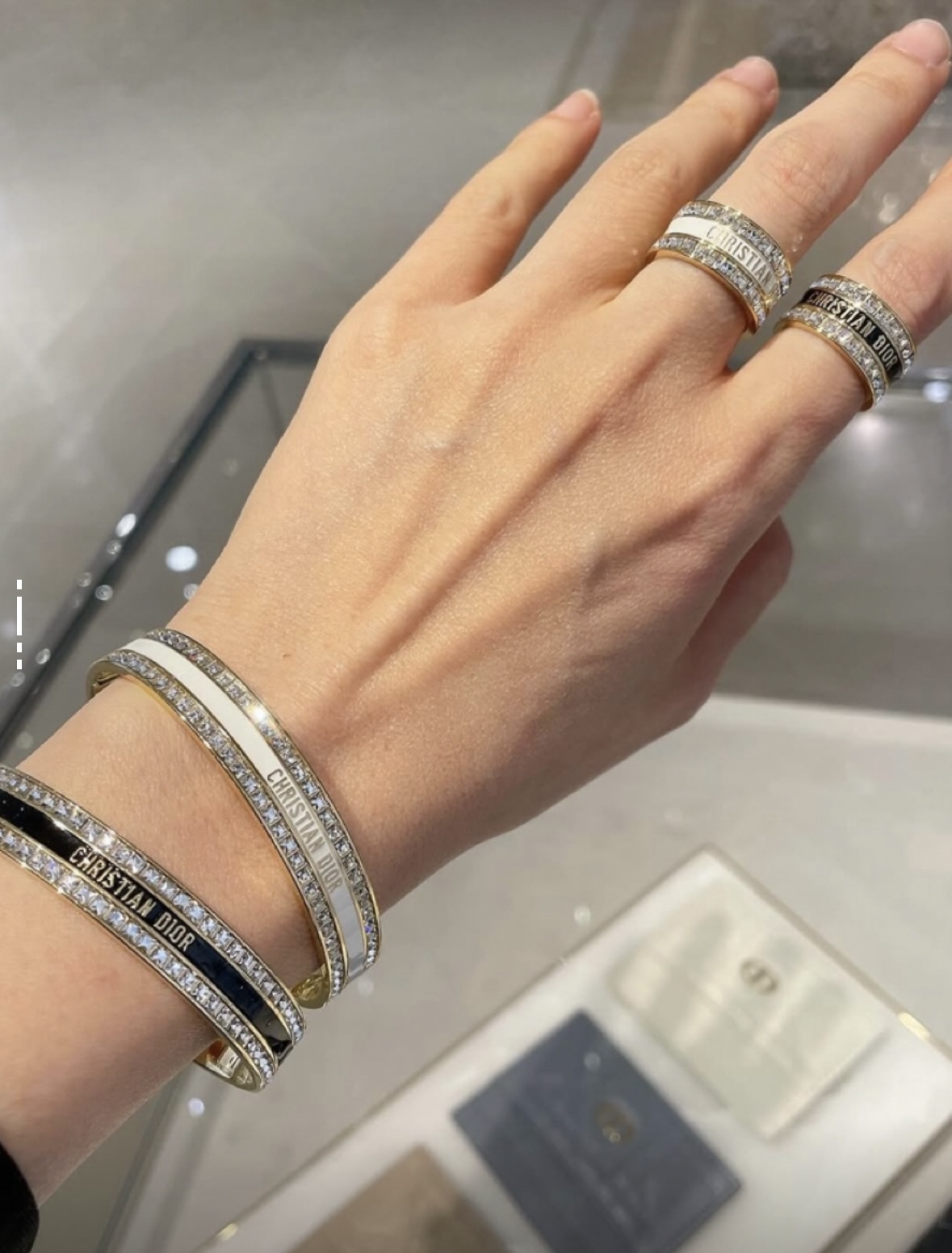 J146 Dior CZ Stone ring
