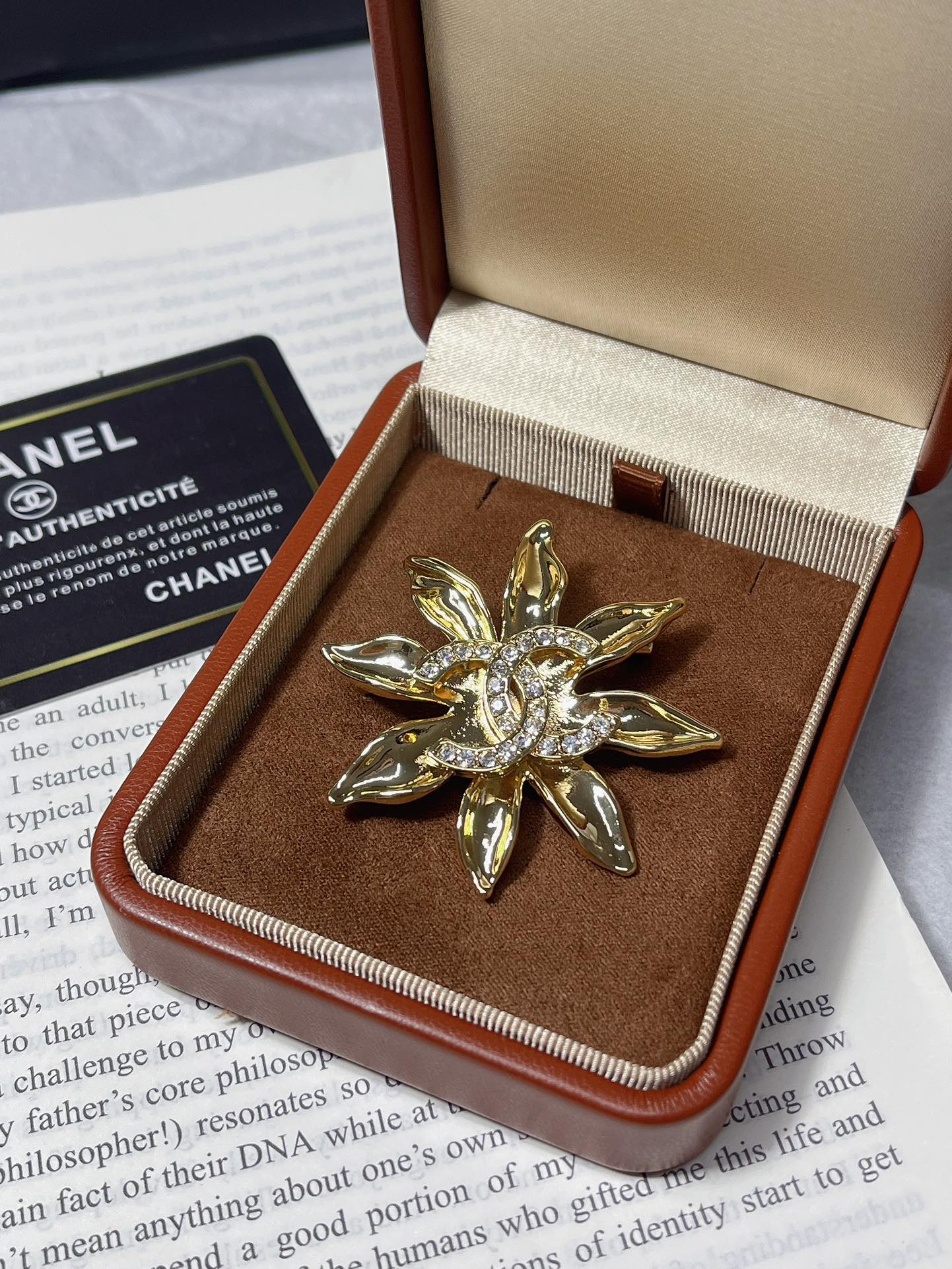 D191 Chanel cc brooch