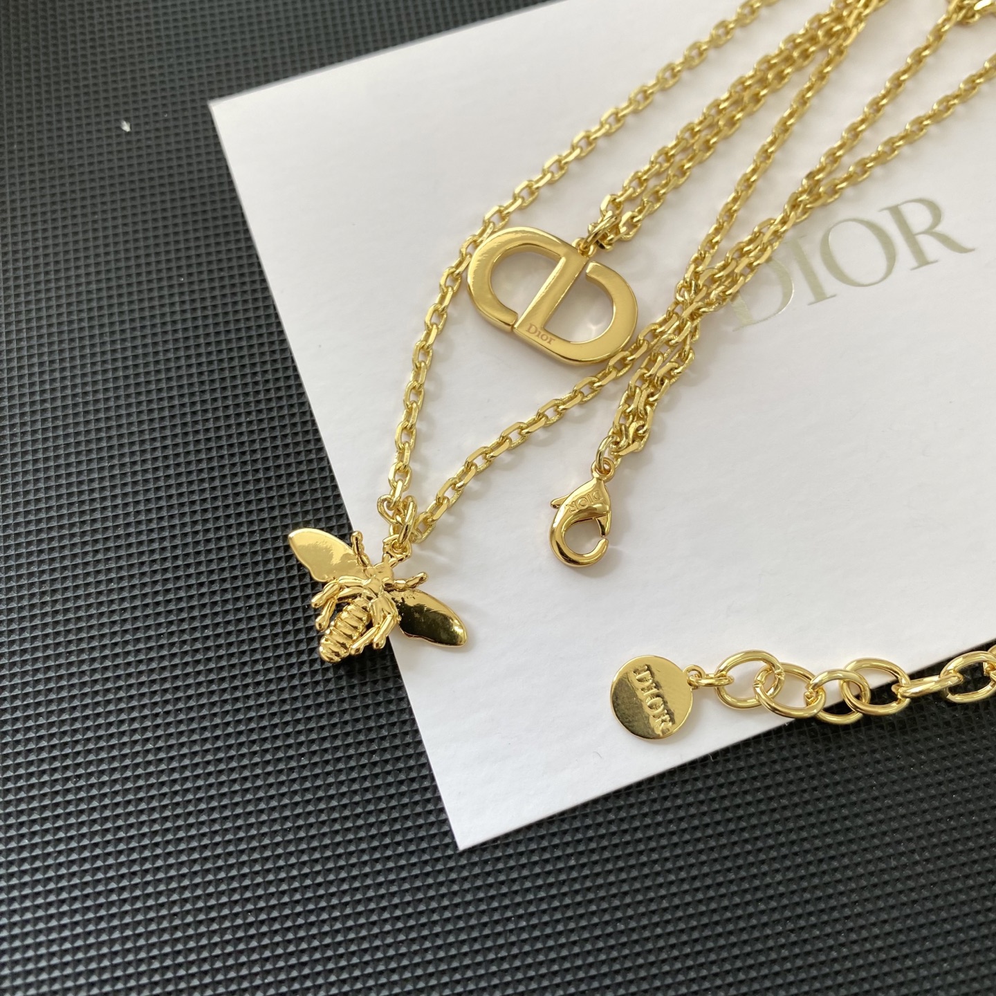 B221 Dior bee necklace