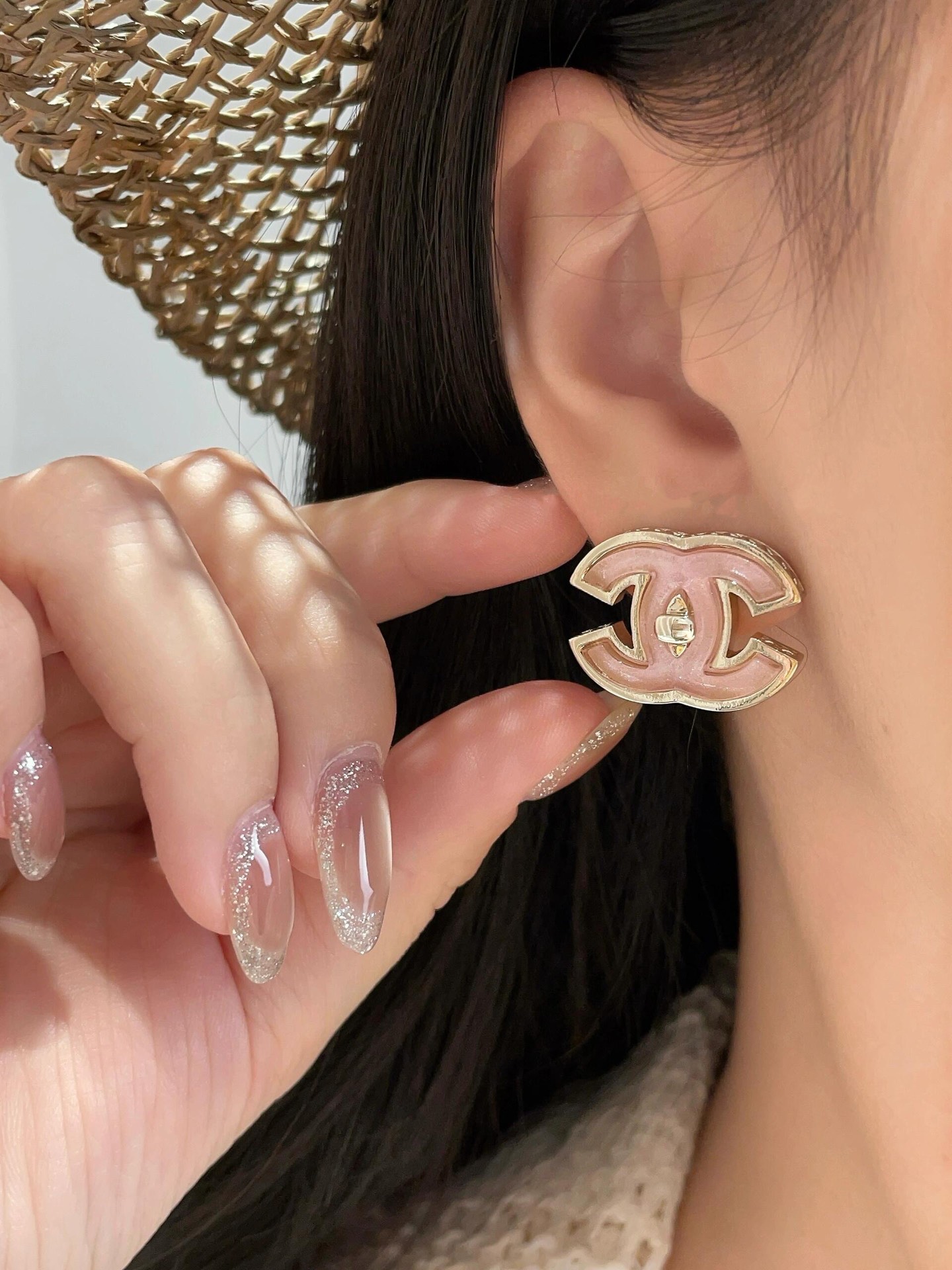 A1196 Chanel CC earrings